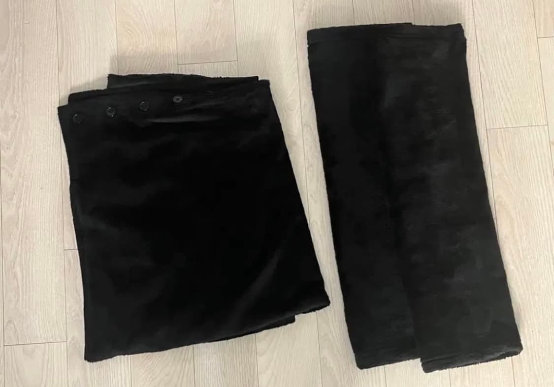 지초이 랩스커트 플리스 상품이미지1