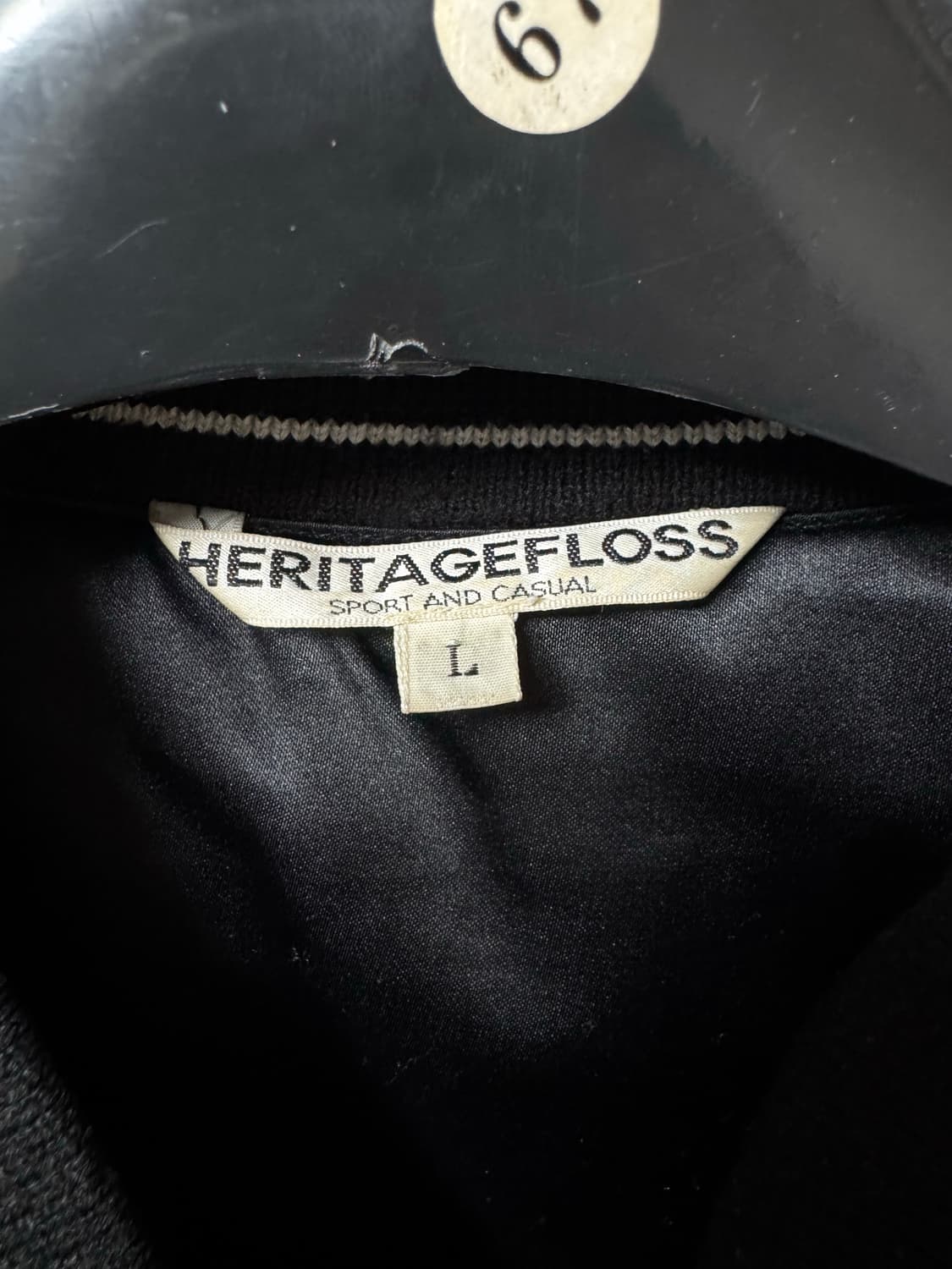 헤리티지플로스 바시티자켓 네이비 L 상품이미지4