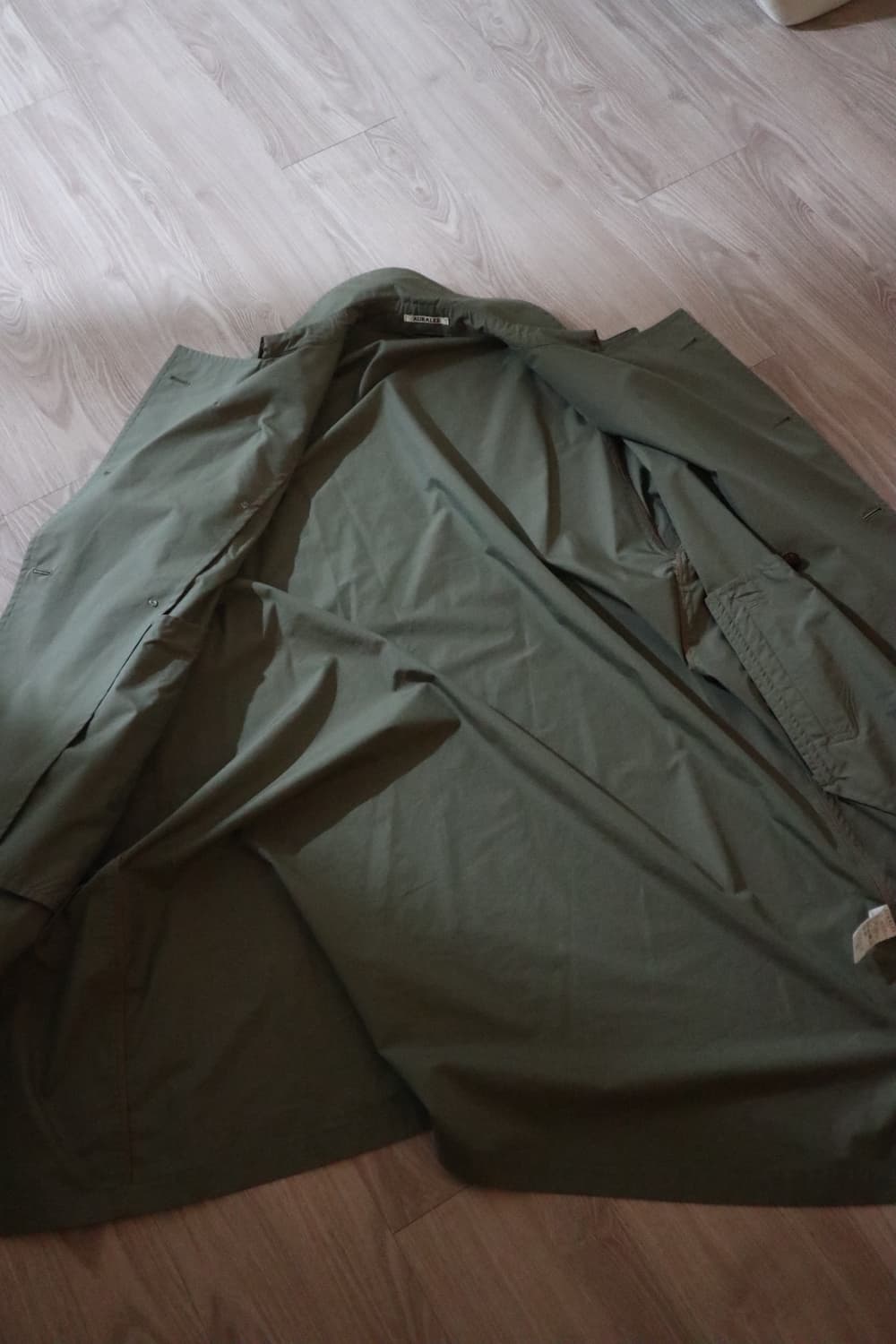 오라리  FINX POLYESTER BIG TRENCH 5 상품이미지3