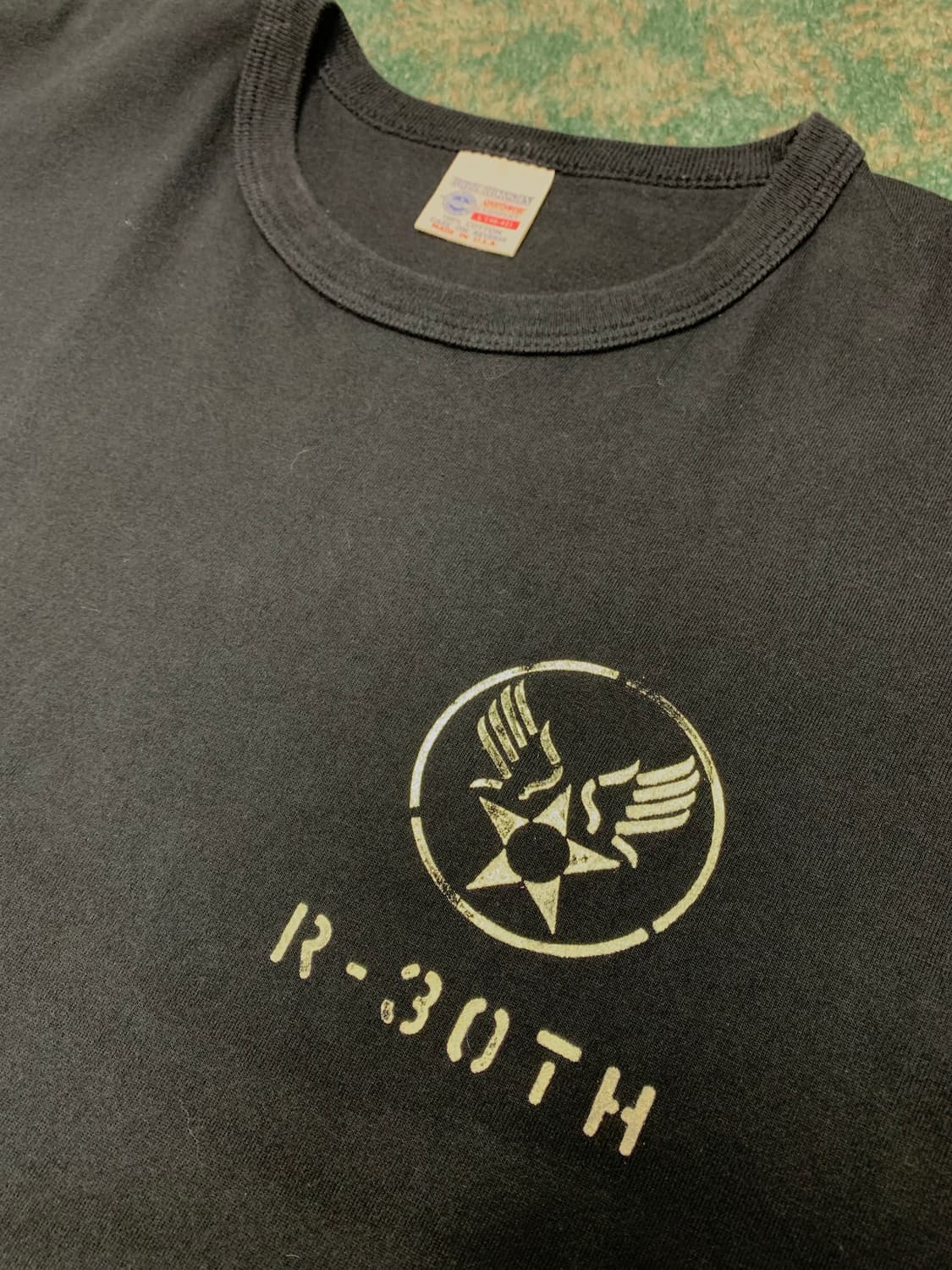 BUZZ RICKSON’S – MILITARY FLAG TEE 상품이미지3