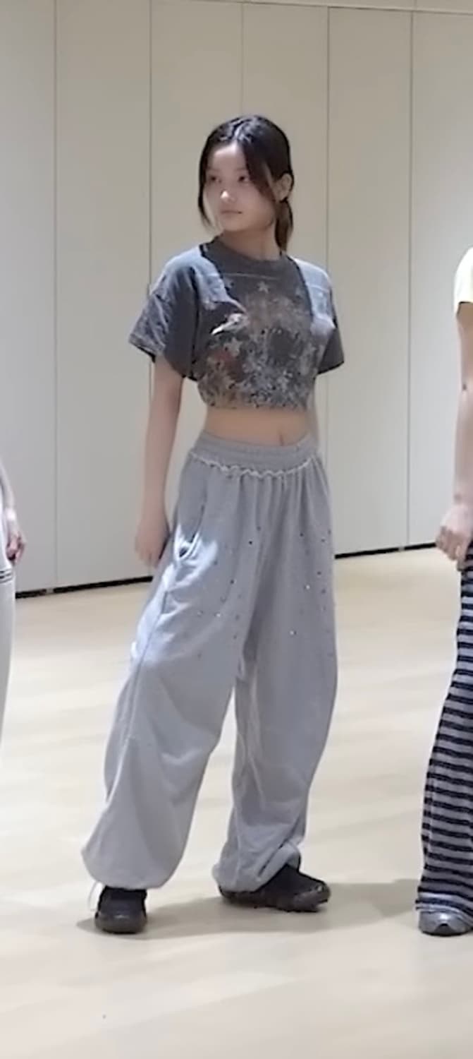 알디유 스터드 팬츠 그레이 상품이미지2