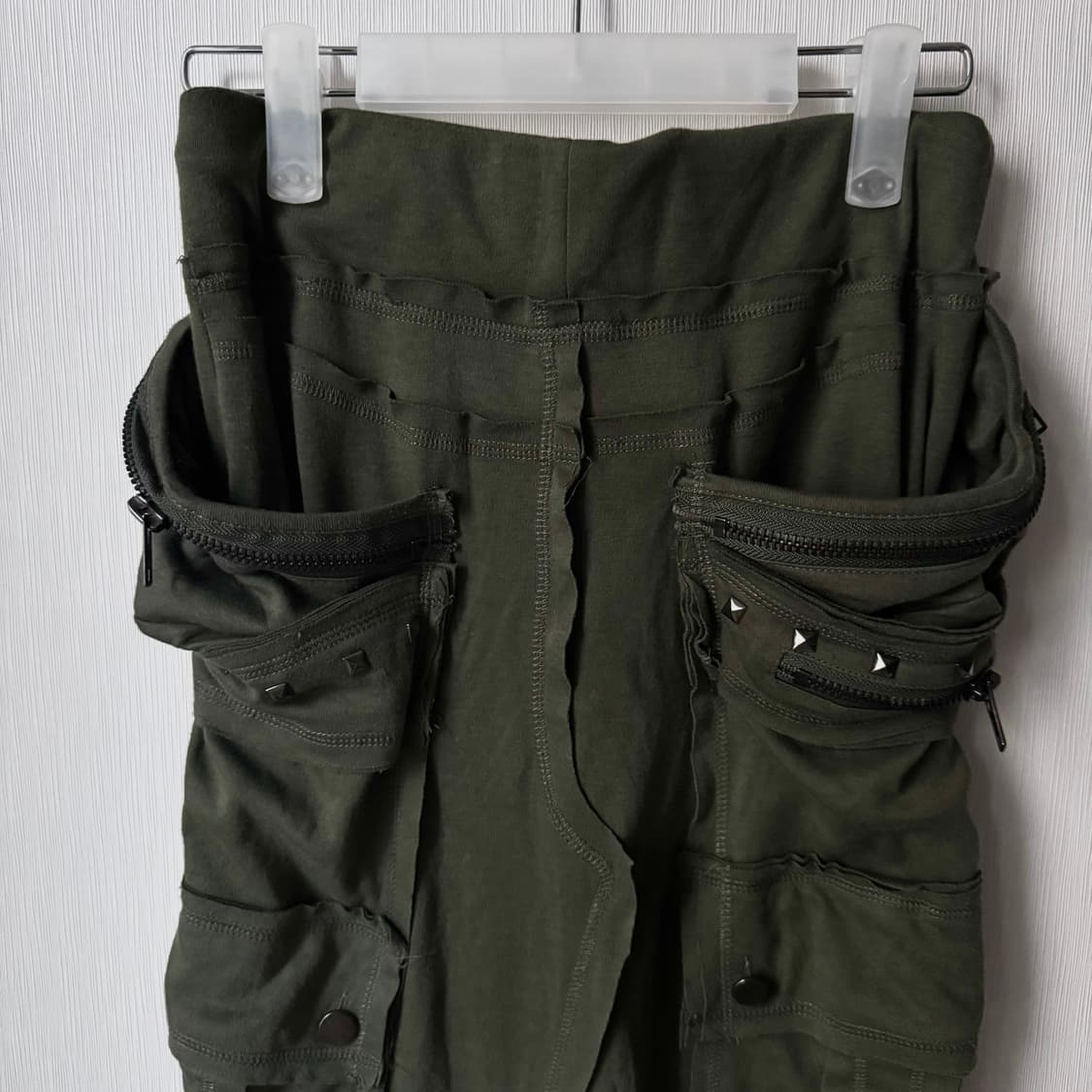 아카이브 벌룬포켓 스터드 카고 롱스커트 펑크 y2k 락시크 갸루 상품이미지1