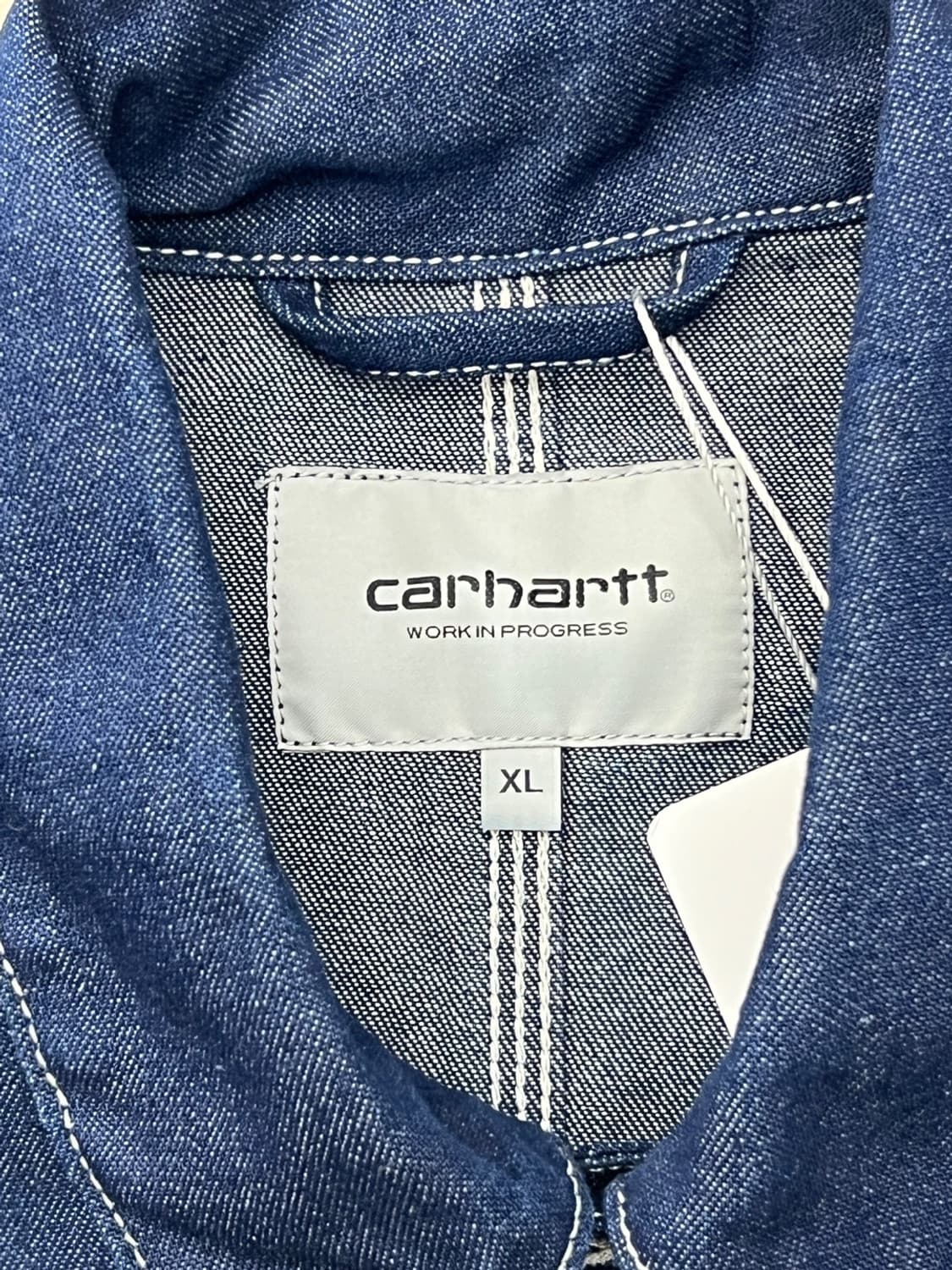 칼하트 WIP 데님 미시건 초어 코트 자켓 상품이미지6