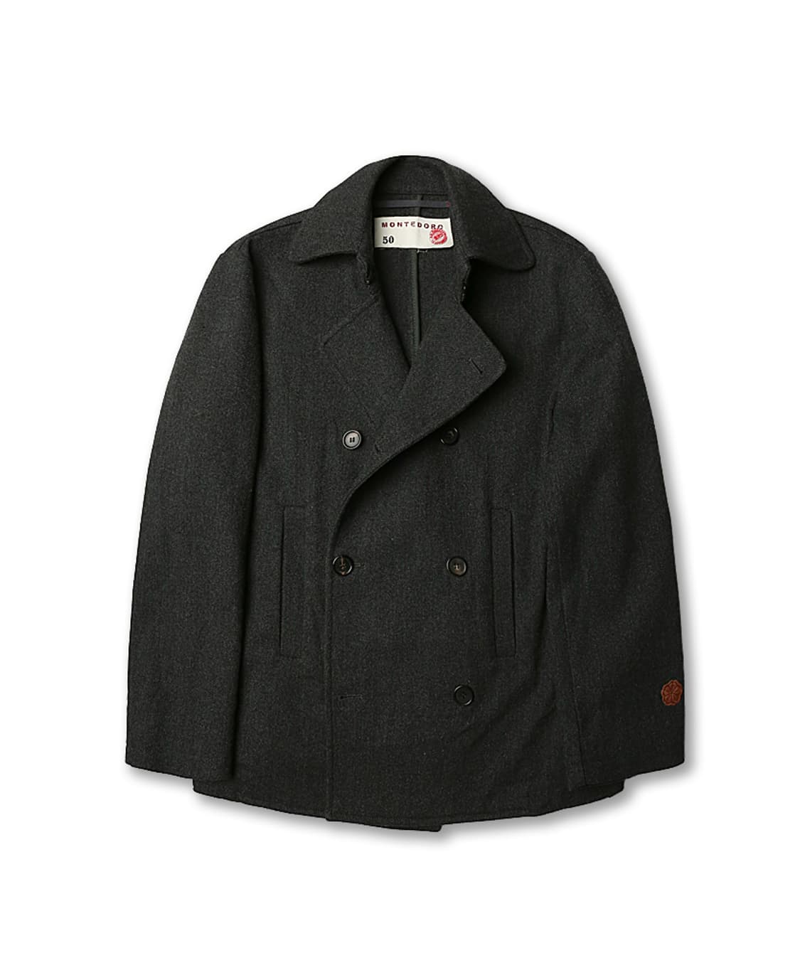 몬테도로 [Montedoro] 울 코튼 클래식 캐주얼 숏 피 코트 상품이미지1