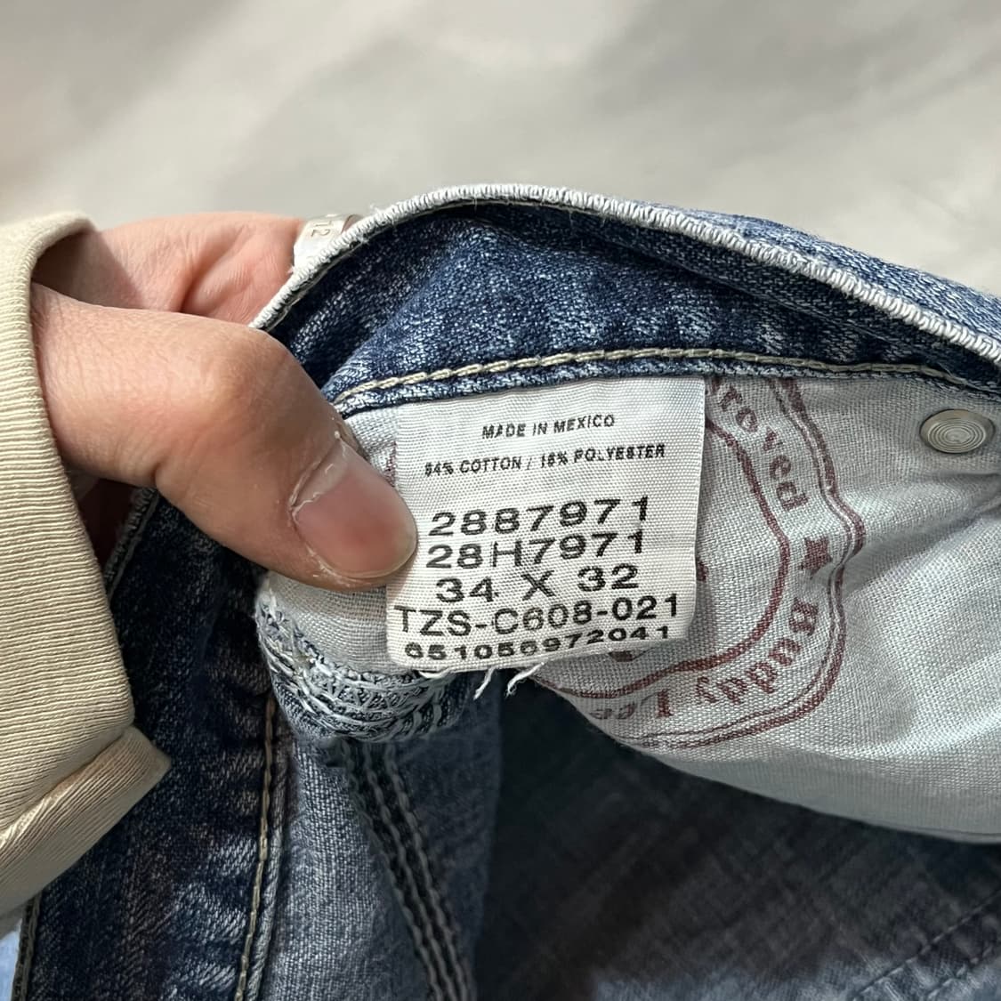  리 덩가리 카펜터 데님팬츠 y15416 상품이미지8