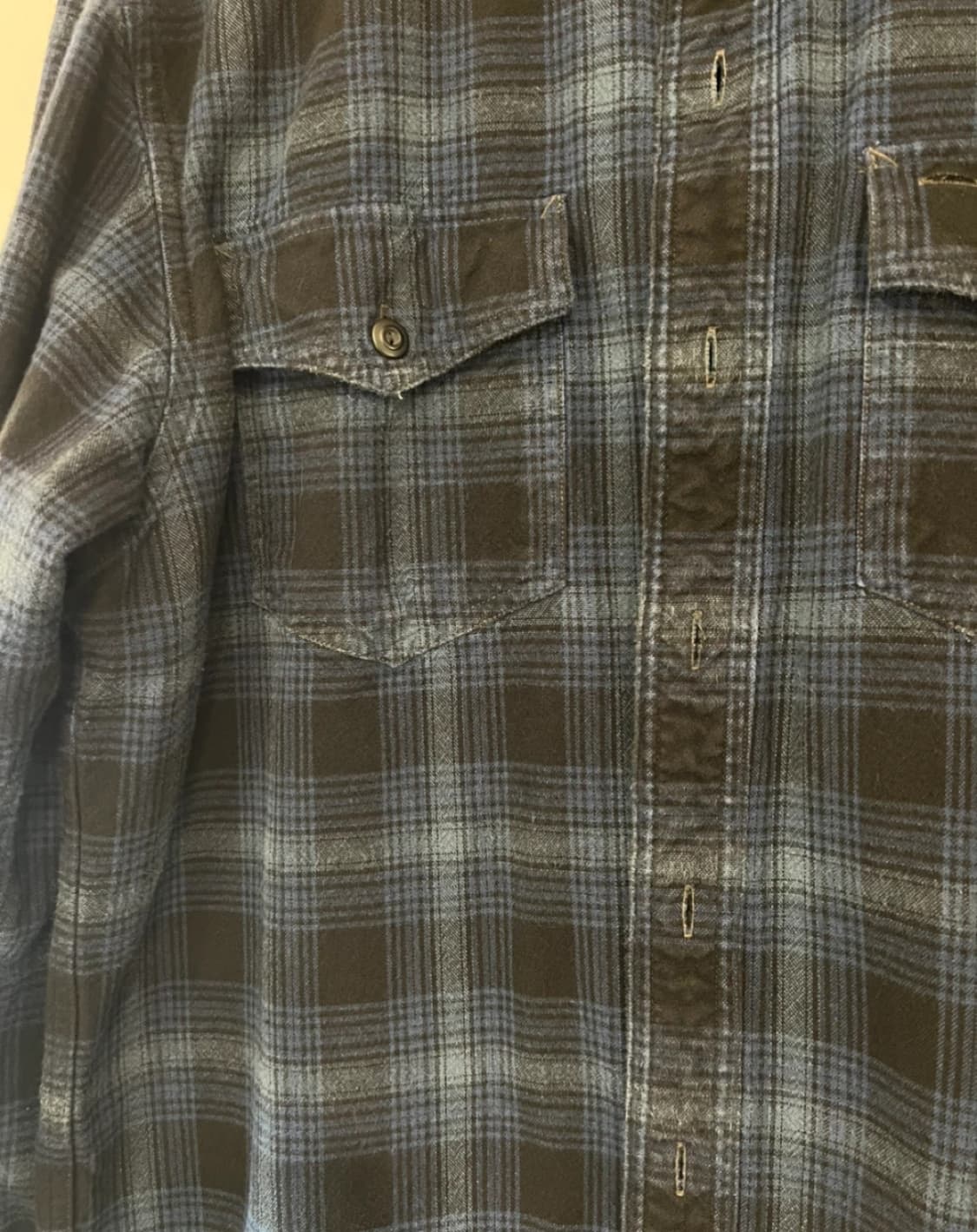 더블알엘 RRL 블루 체크 셔츠 L 상품이미지2