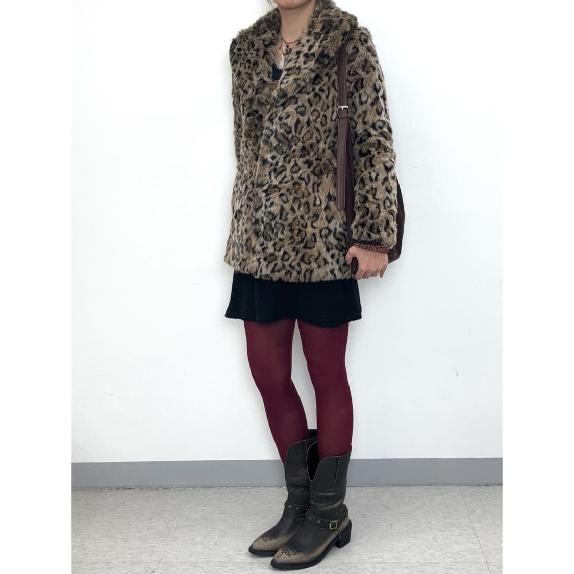 빈티지 레오파드 퍼자켓 상품이미지2