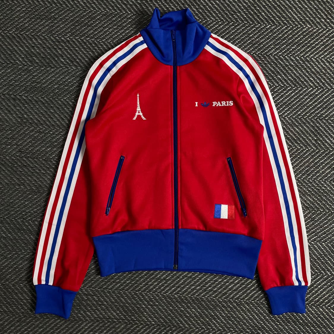 아디다스 파리 올림픽 빅로고 크롭 트랙탑 져지o 3105 상품이미지2