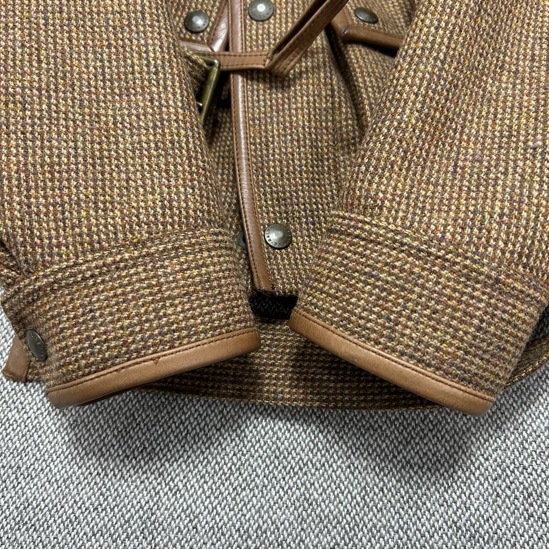 폴로 랄프로렌 우먼스 카프스킨 울 벨티드 자켓(2) 상품이미지6