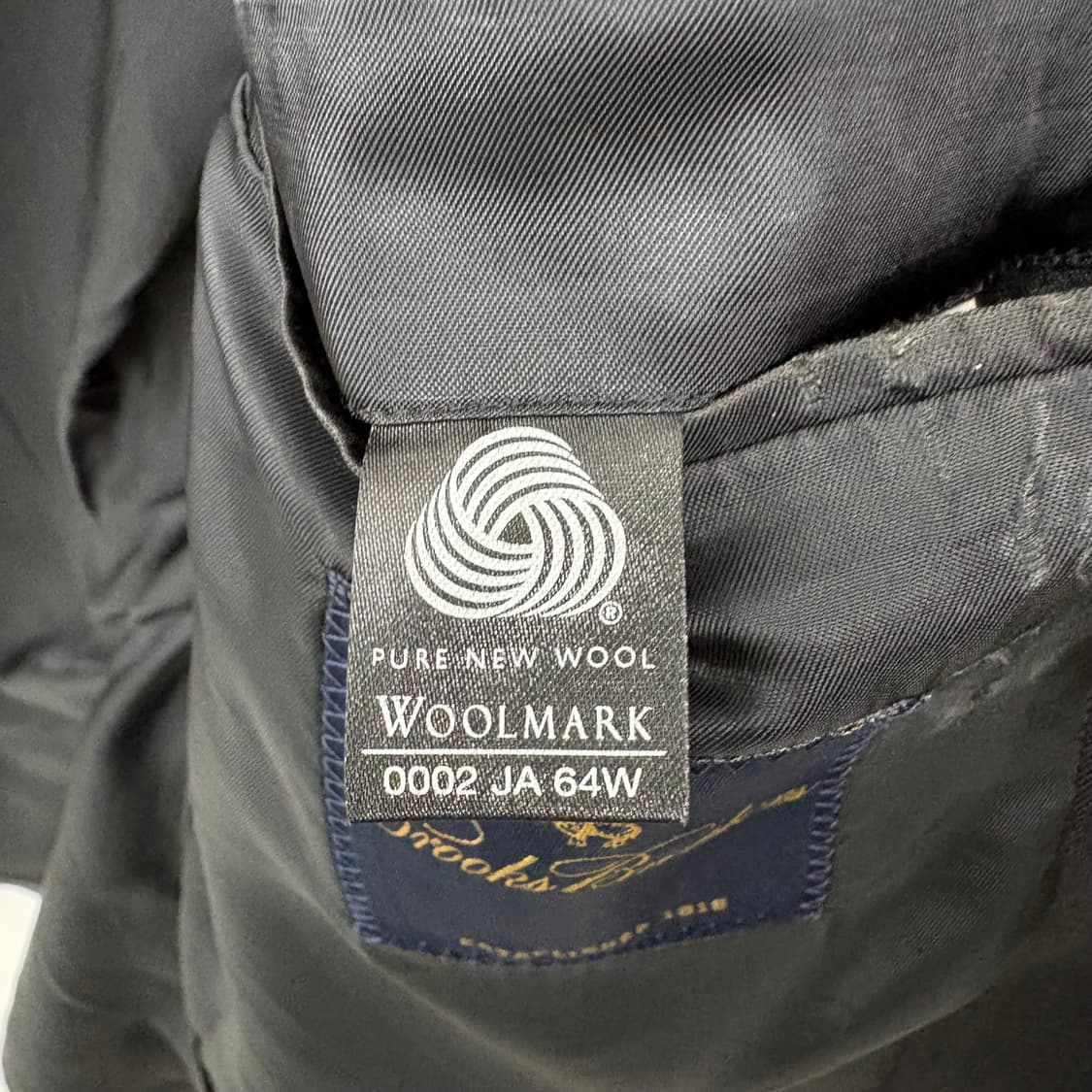 브룩스 브라더스 블랙 스트라이프 정장 자켓 남/XL 상품이미지8