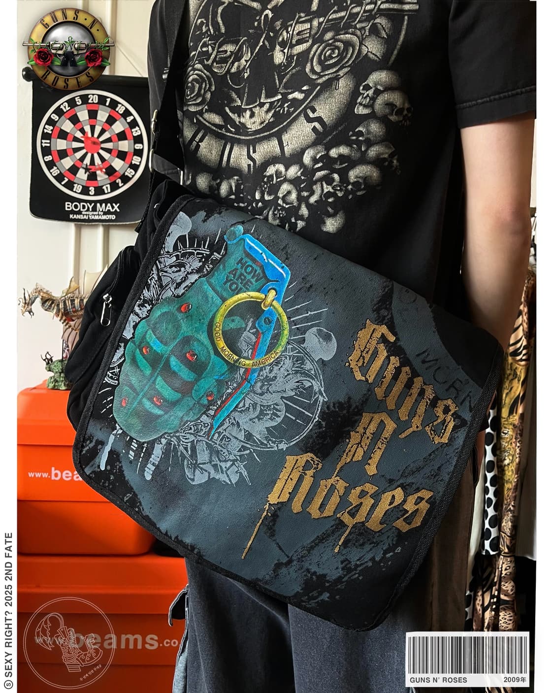 2009年 Guns N' Roses Messenger Bag 상품이미지1