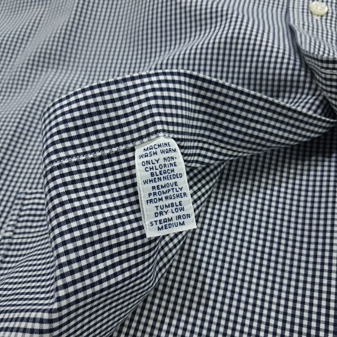 CN917 L 폴로 랄프로렌 다크네이비 도트체크 긴팔 셔츠 남방 상품이미지6