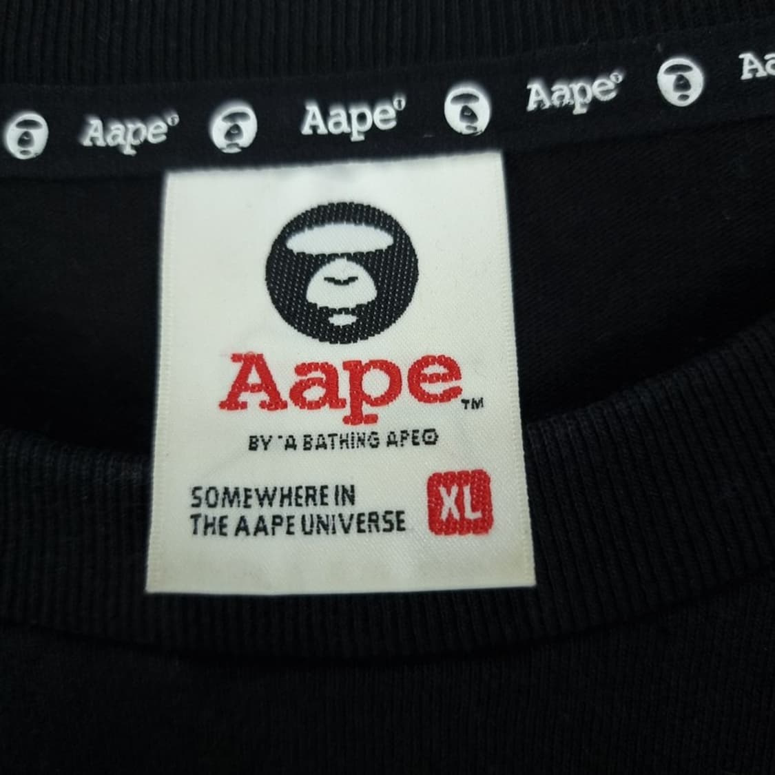 [베이프 에이프] 프린팅 롱슬리브 긴팔티 블랙 P01436 상품이미지9