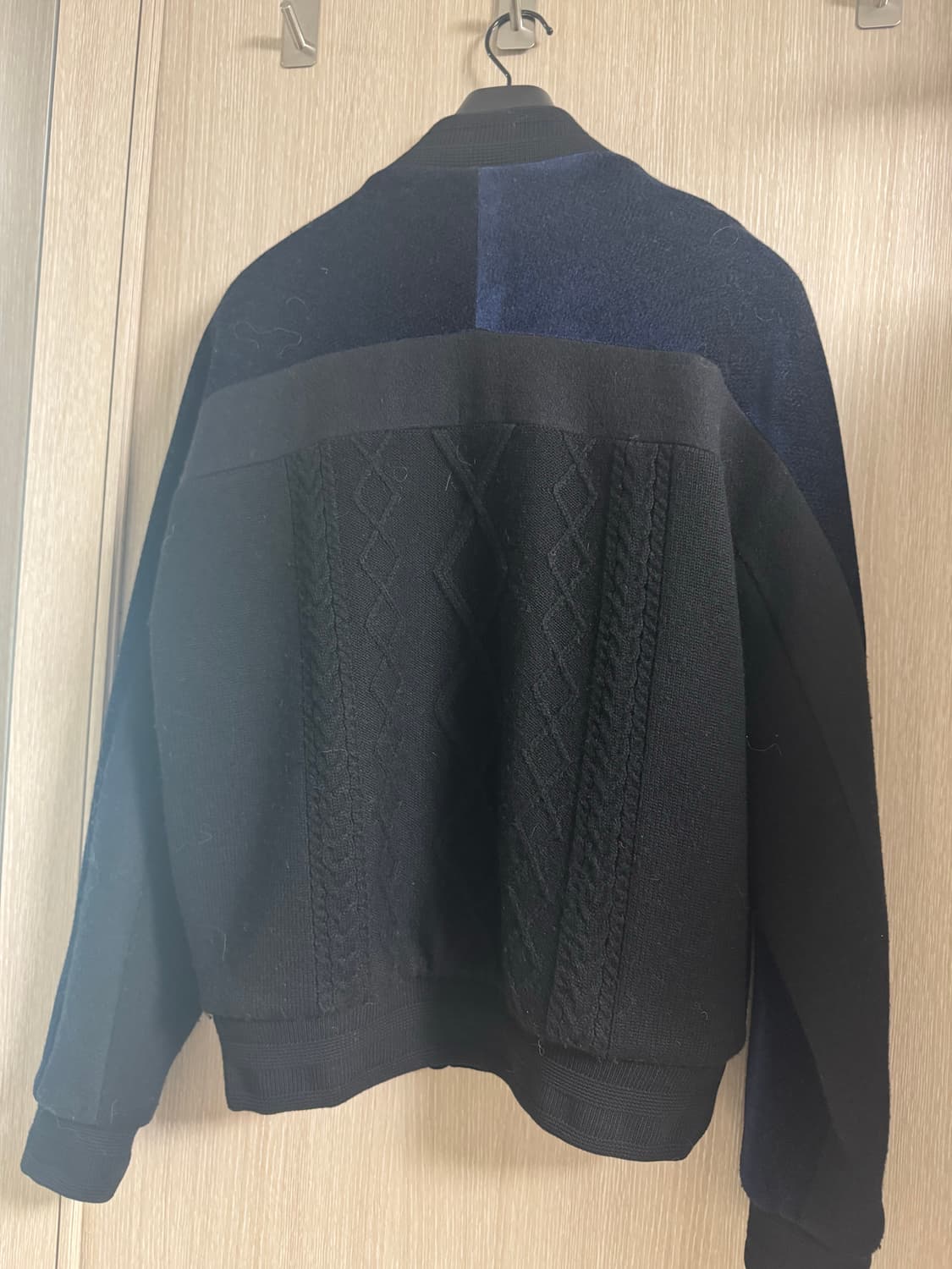 시스템옴므 봄버 벨벳 블루종 105 상품이미지2