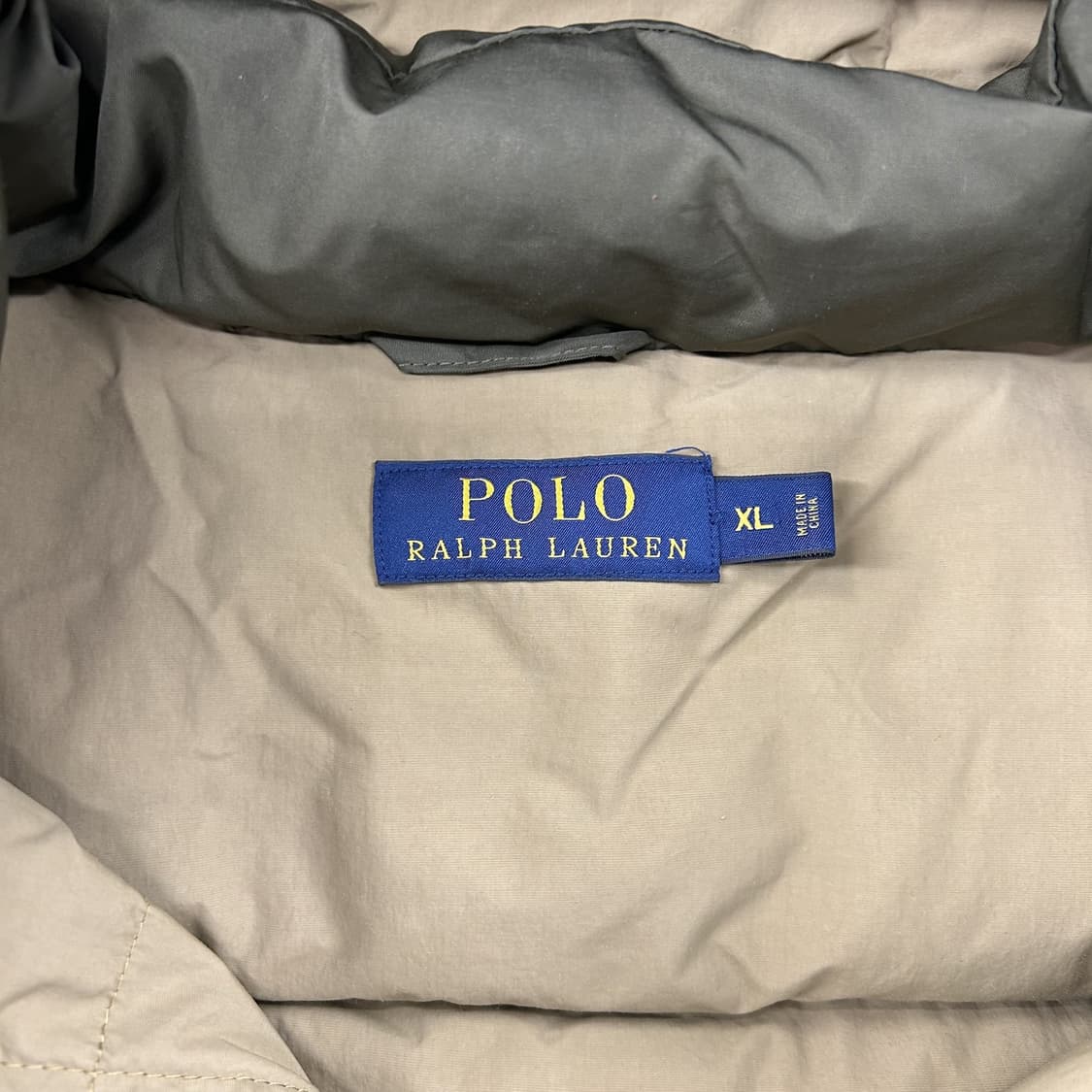 20FW 폴로 랄프 로렌 밀리터리 톤 다운 패딩 올리브카키 상품이미지4