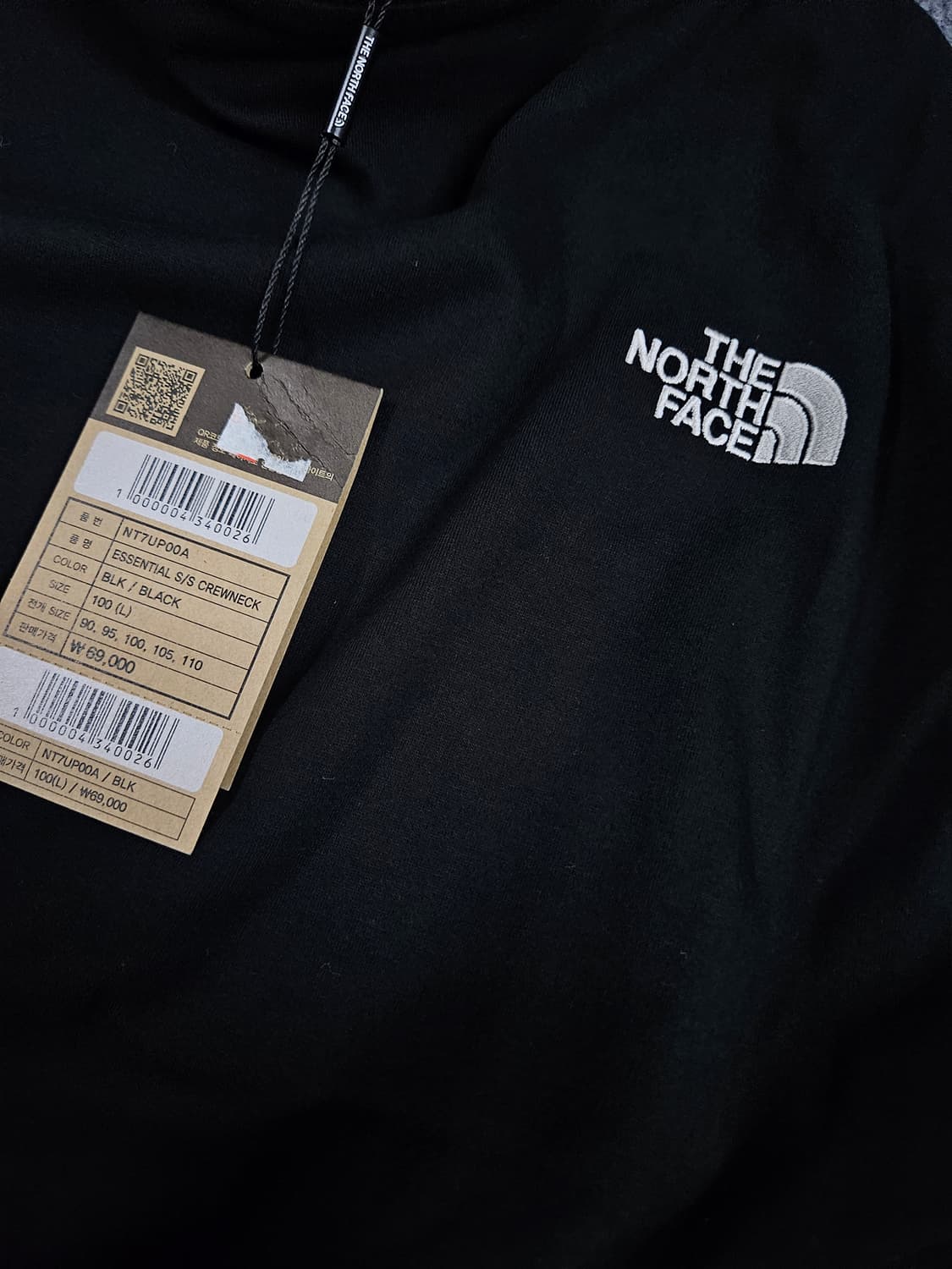 노스페이스 에센셜 반팔 크루넥L(급처) 상품이미지4