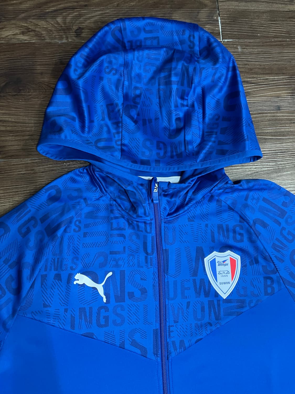 K리그 푸마 수원삼성 블루윙즈 후드집업 상품이미지2