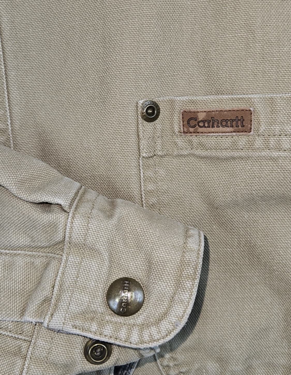 칼하트 플란넬 캔버스 헤비 워크 셔츠 자켓 XL 상품이미지7