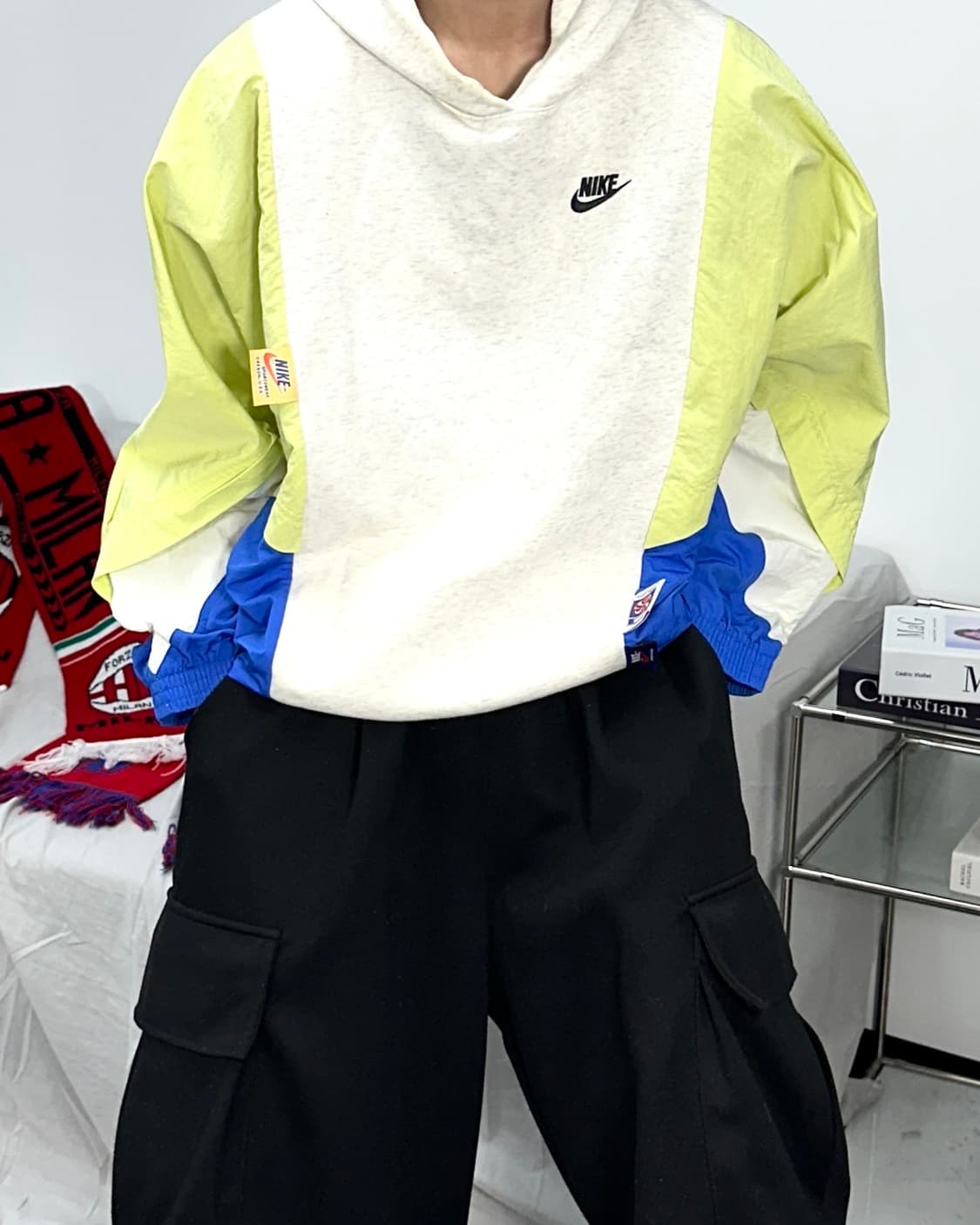 나이키 우먼스 아이콘 클래쉬 후드티 M 상품이미지1