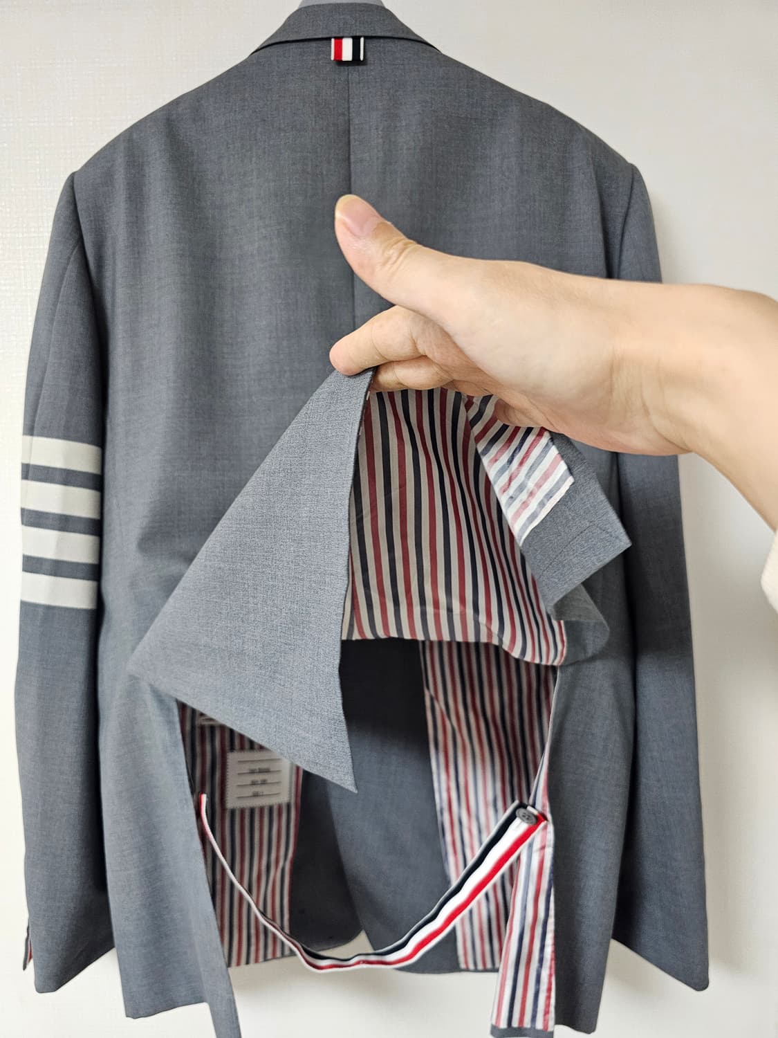 톰브라운 사선완장 플레인위브 울 쟈켓(4/오케이몰정품) 상품이미지7