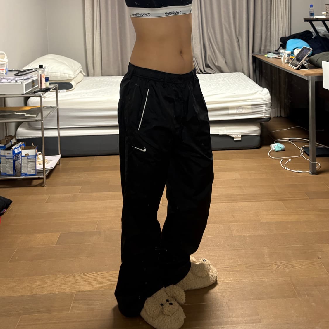 나이키 나일론 와이드 팬츠 상품이미지1