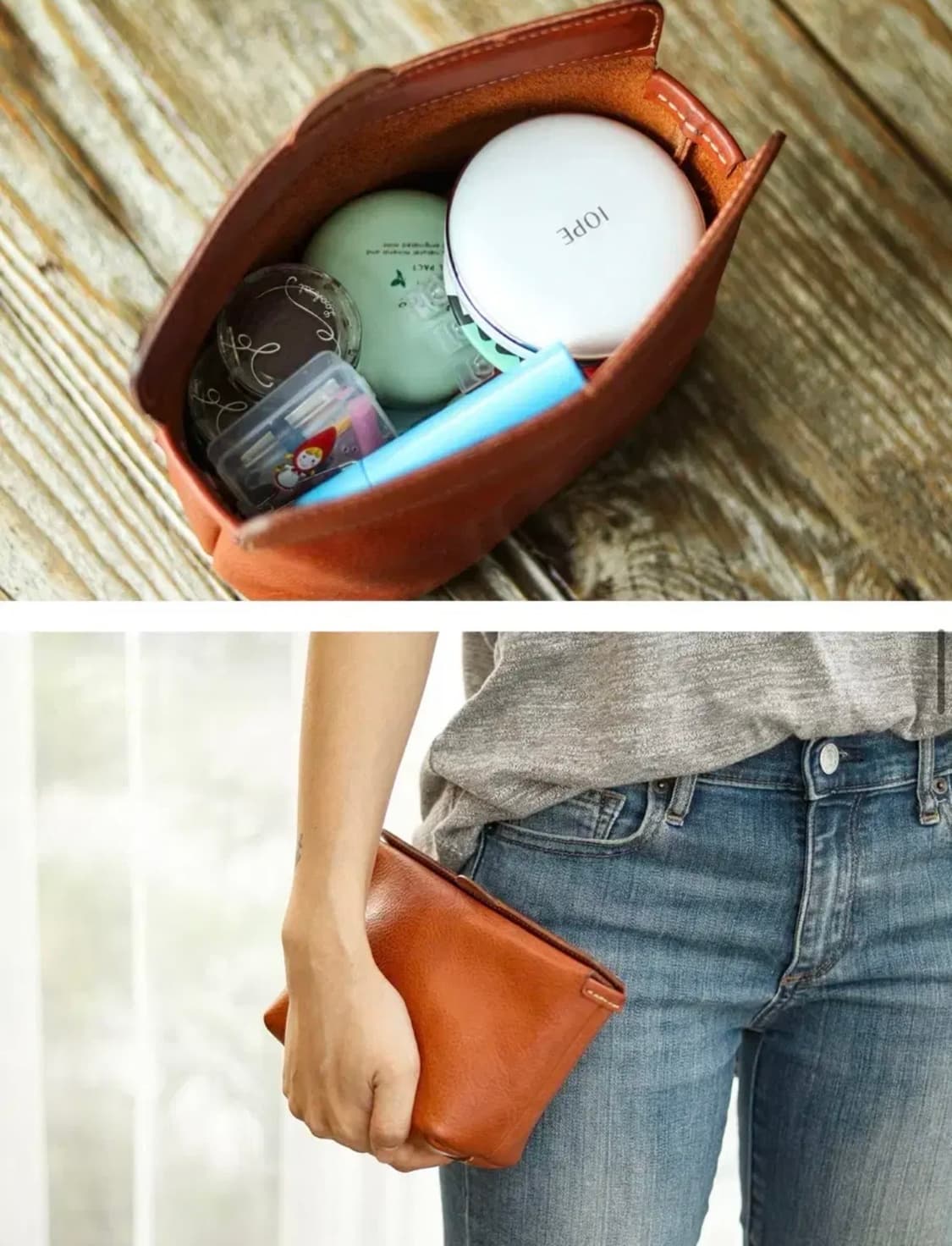 헤비츠 3520 바케타 파우치 베이직 블랙 상품이미지2