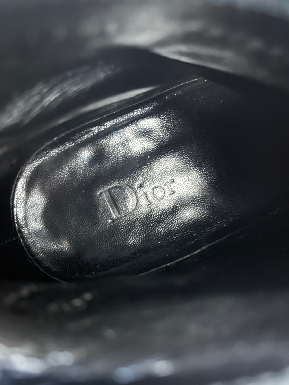 디올 옴므 09FW 크리스 반 아쉐 와이어 레더 부츠 상품이미지6