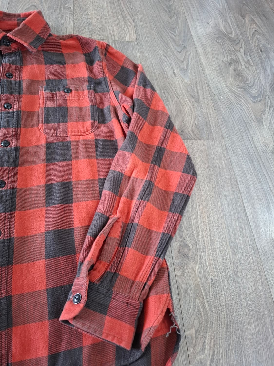 S RRL 버팔로 체크 워크 셔츠 남방 상품이미지2