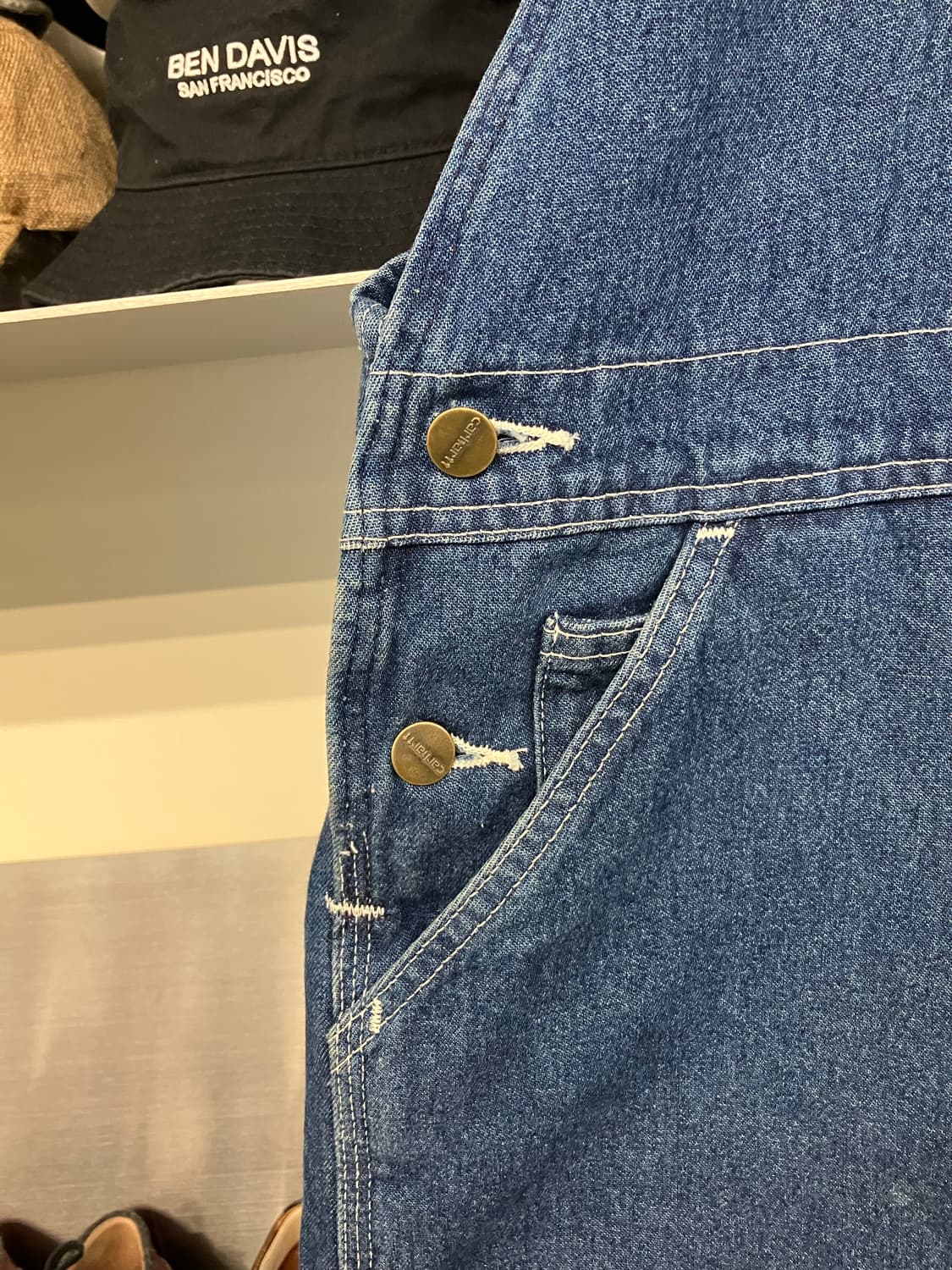 칼하트 진청 오버롤 상품이미지2