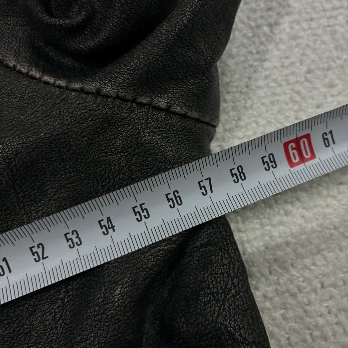 Vtg y2k 레더 자켓 95 상품이미지4