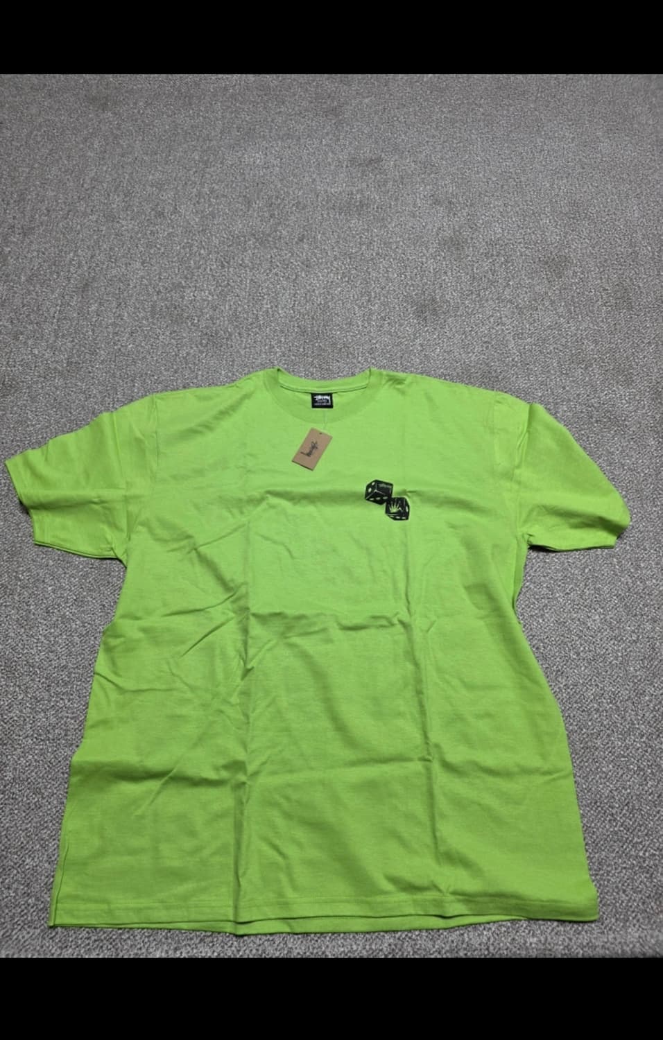 (XL) 스투시 쉐이커스 반팔티 형광 상품이미지1