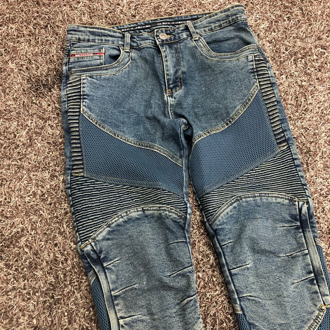 블랙비자칼 바이커 데님 팬츠 상품이미지2