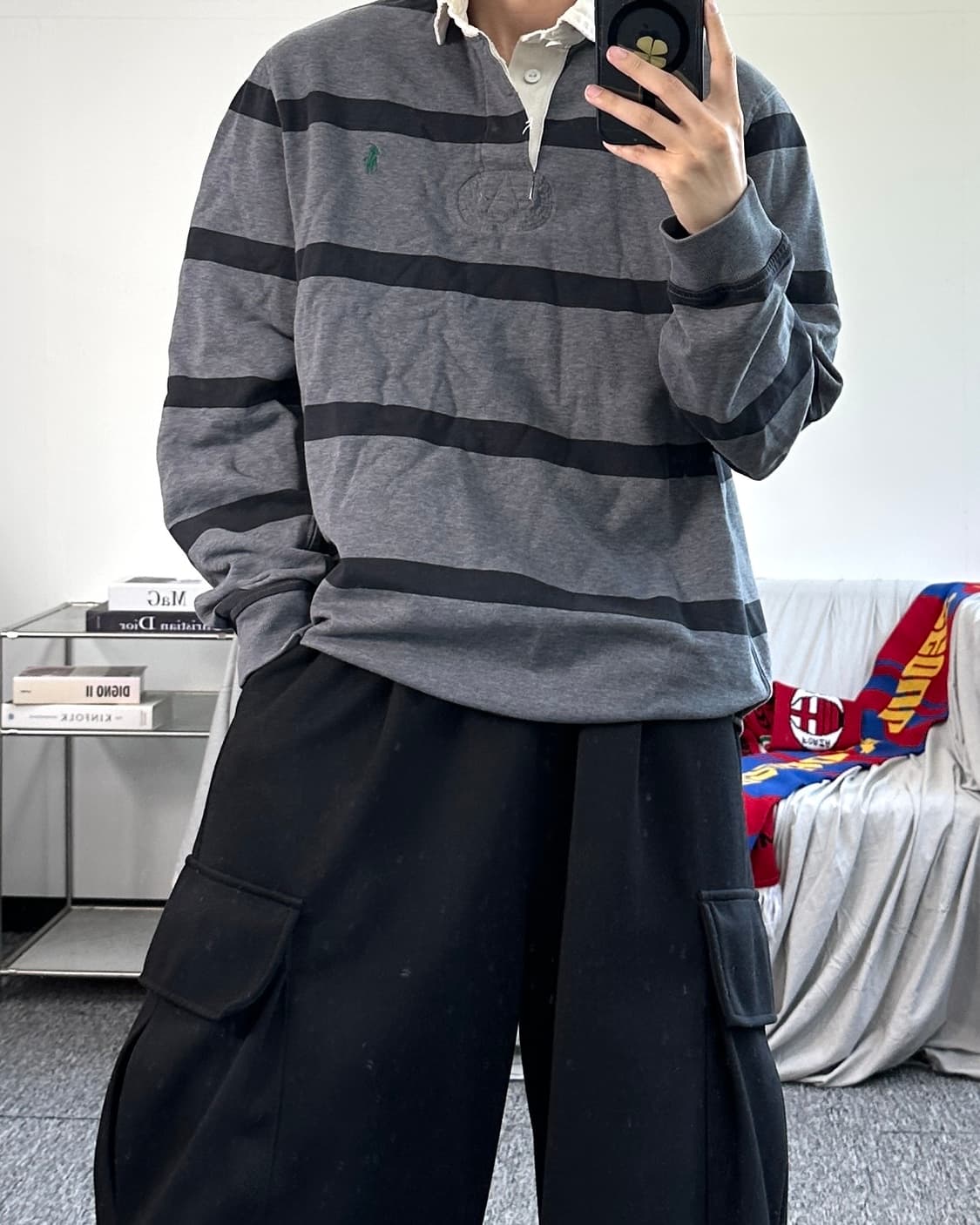 폴로 랄프로렌 스트라이프 럭비 pk L 상품이미지3