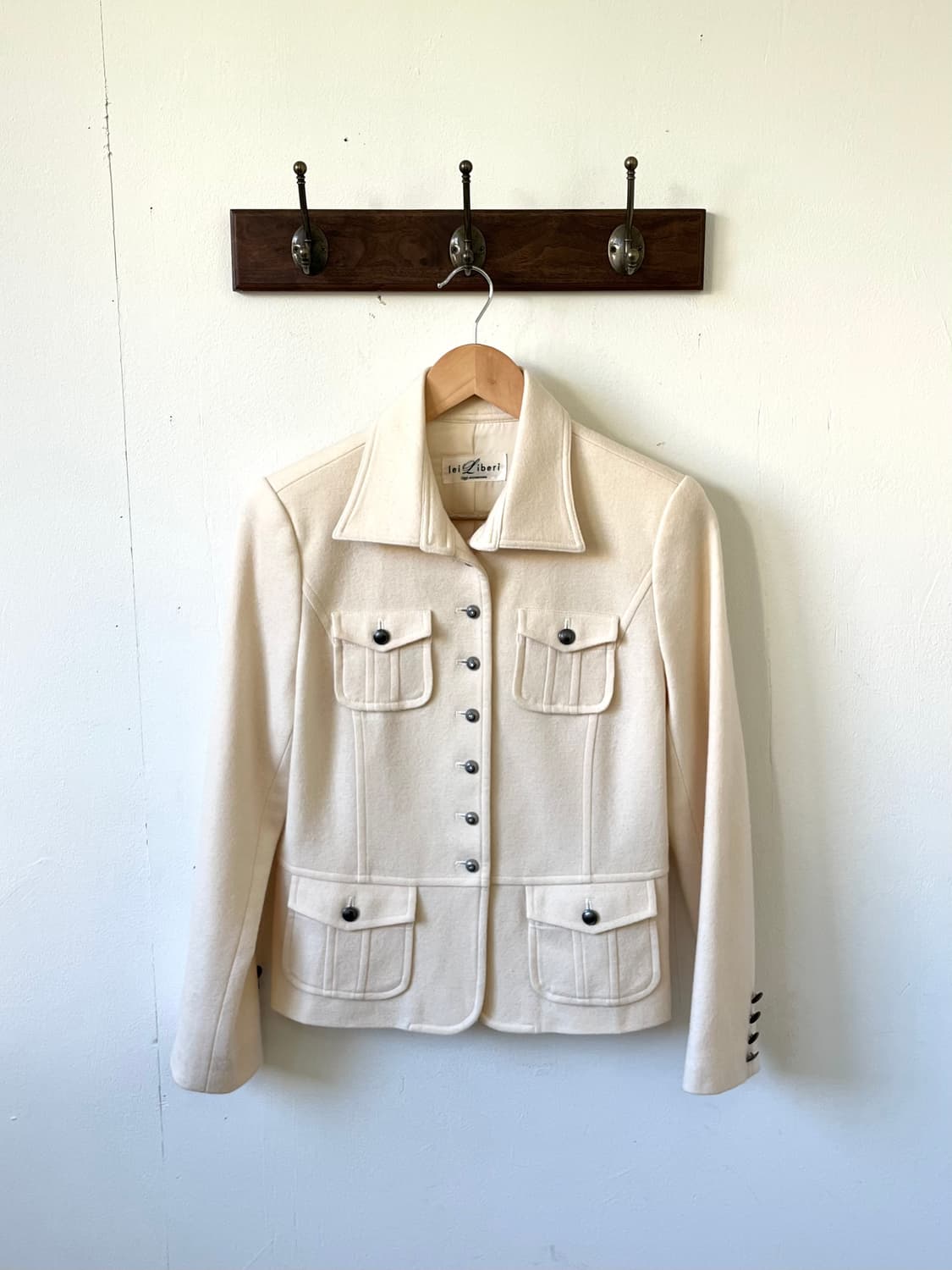 lei Liberi 아트버튼 울 자켓 상품이미지1