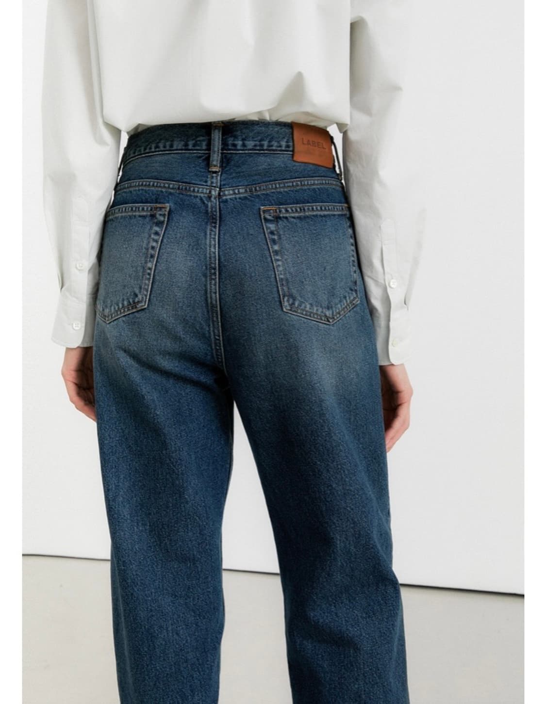 라벨아카이브 와이드 핏 데님 청바지 상품이미지3