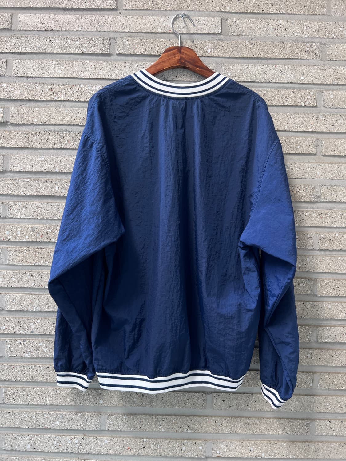 [M]90's 나이키 네이비 나일론 웜업 져지 상품이미지7