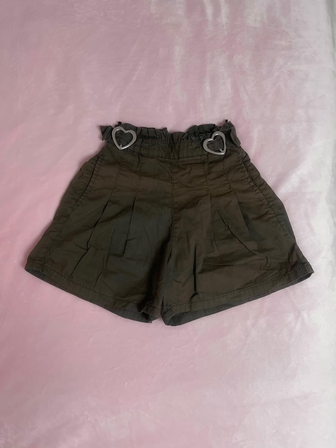 히메갸루 하트 카키 숏팬츠 stc 라떼갸루 리즈리사 트랄라라 메조피아노 상품이미지1