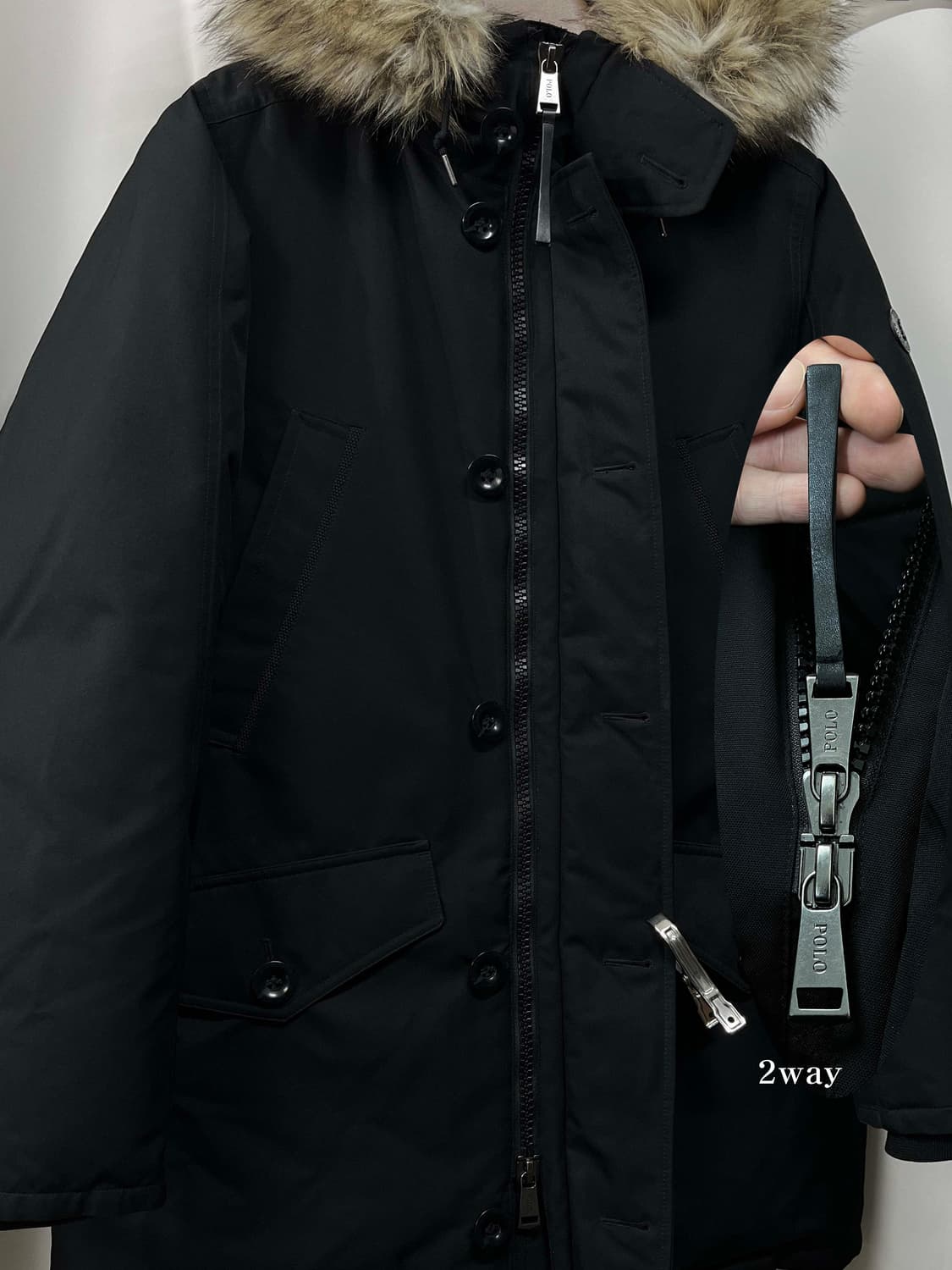 폴로 랄프로렌 퍼포먼스 스노클 퍼 트리밍 글리사드 다운파카 자켓 상품이미지8