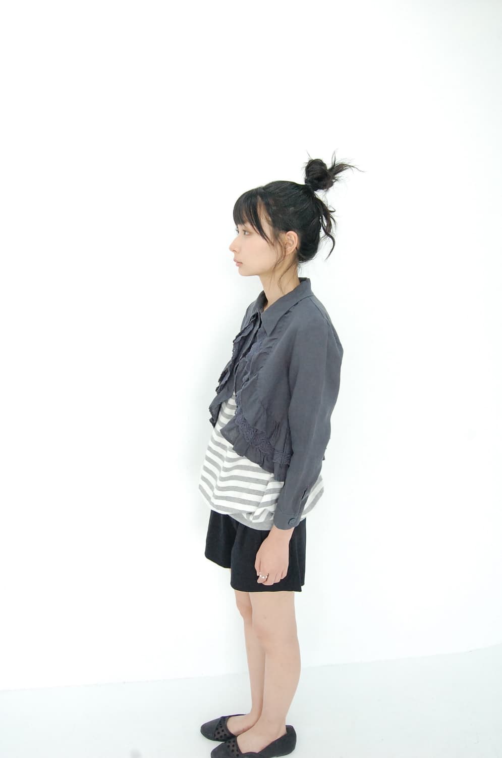 Linen frill jacket 상품이미지3