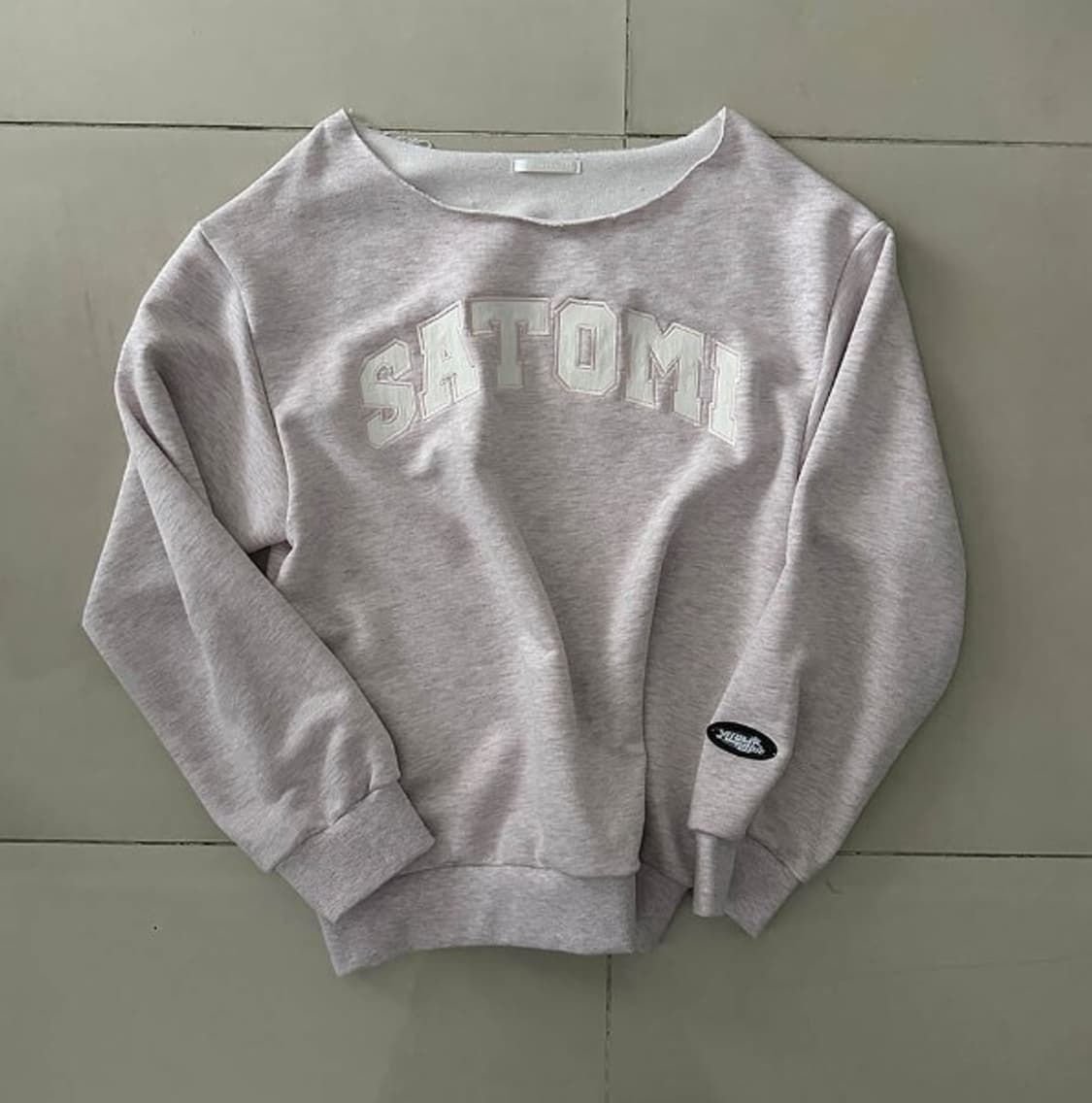 One-shoulder patchwork MTM PINK 상품이미지1