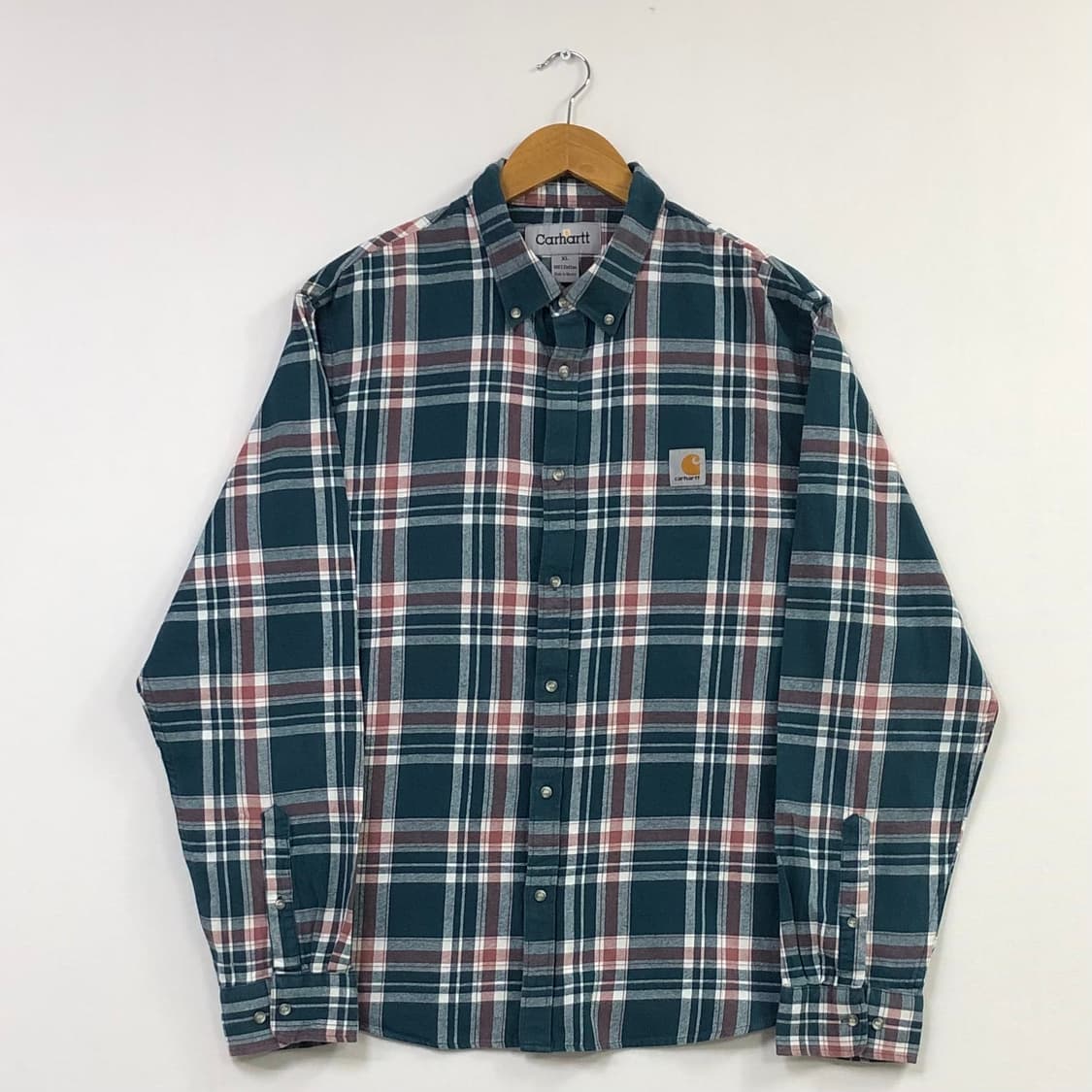 XL 칼하트 체크 남방 상품이미지2