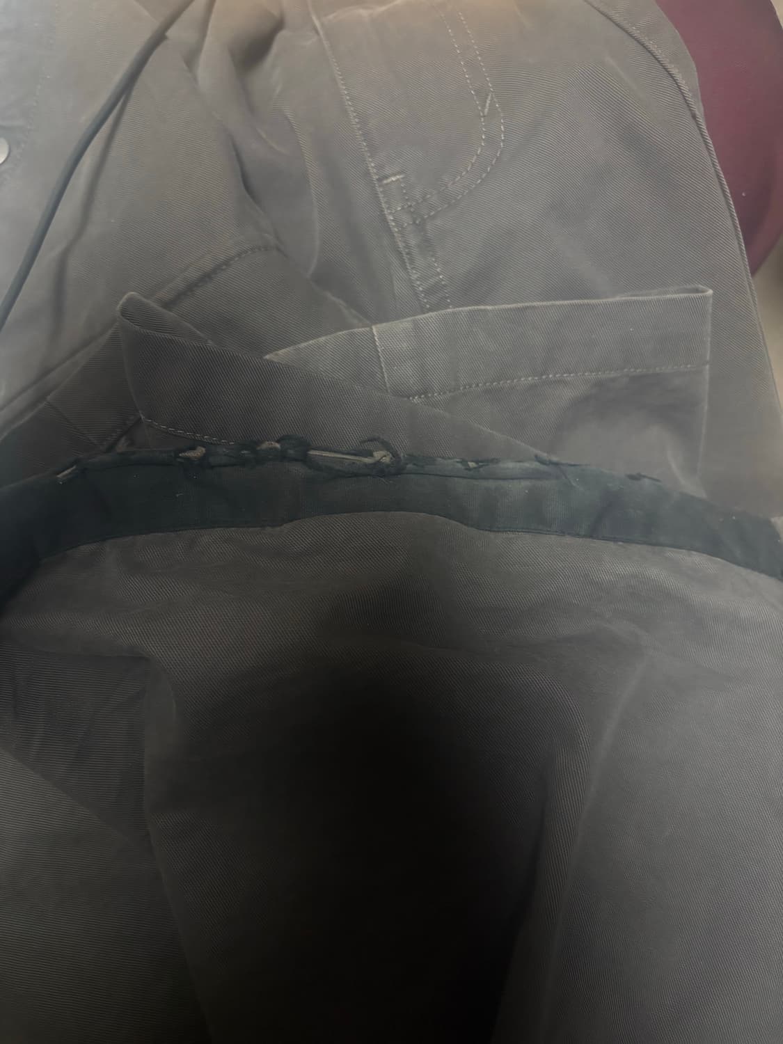 폴리테루 프론트 카고 팬츠 1.2 차콜 4 상품이미지2