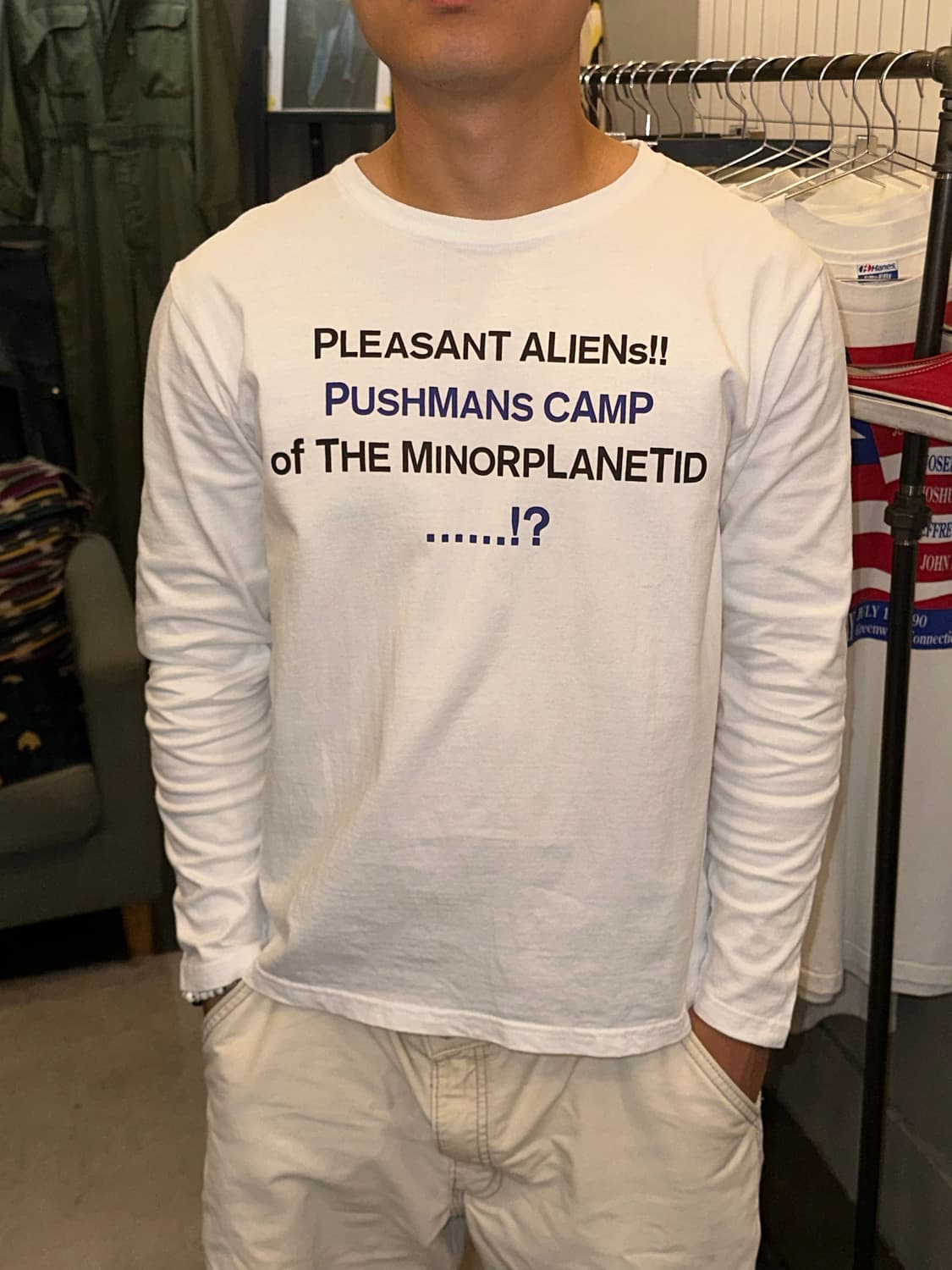Trap/U Aliens letter detail sleeve 상품이미지2