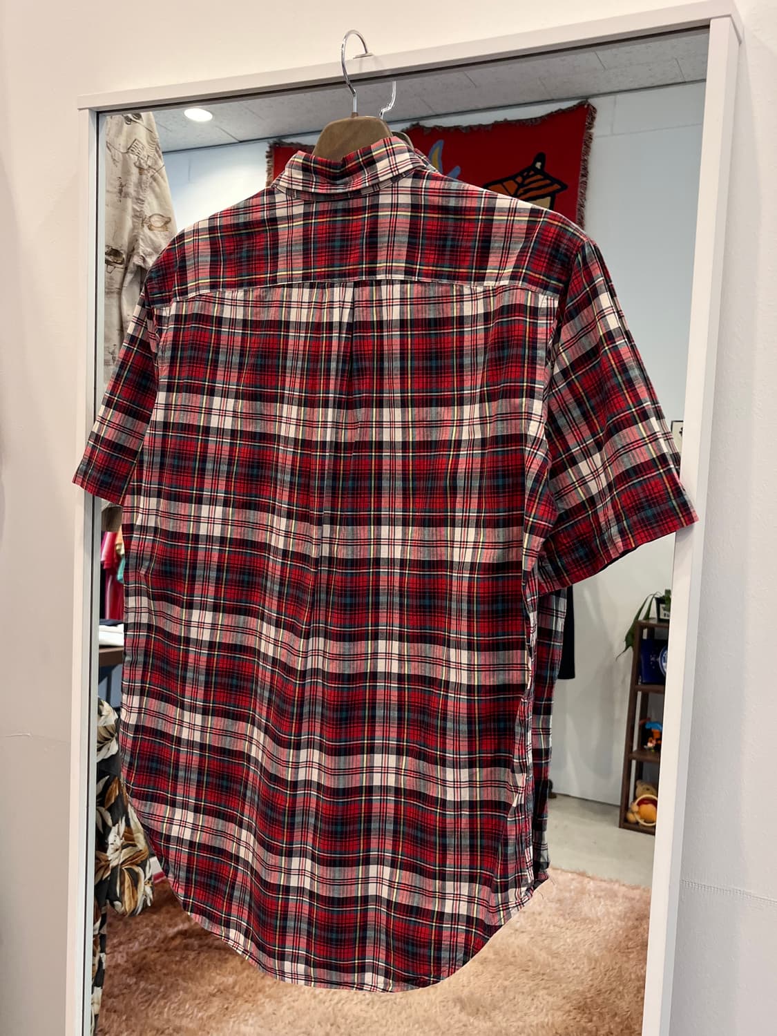 Polo RL 폴로 랄프로렌 CLASSIC FIT 체크 반팔 셔츠 상품이미지3