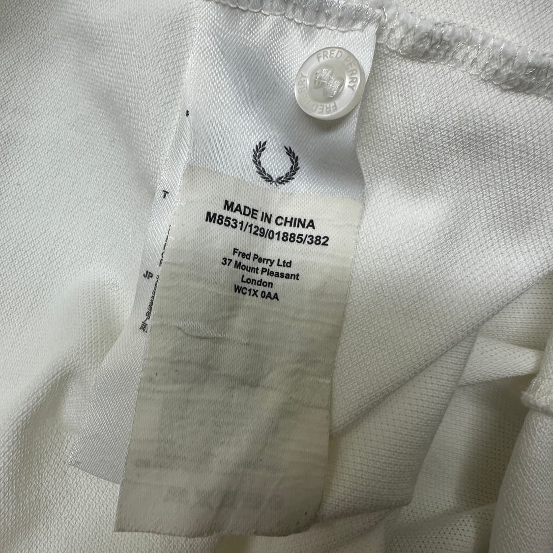 프레드페리 피케 재질 티셔츠 상품이미지5