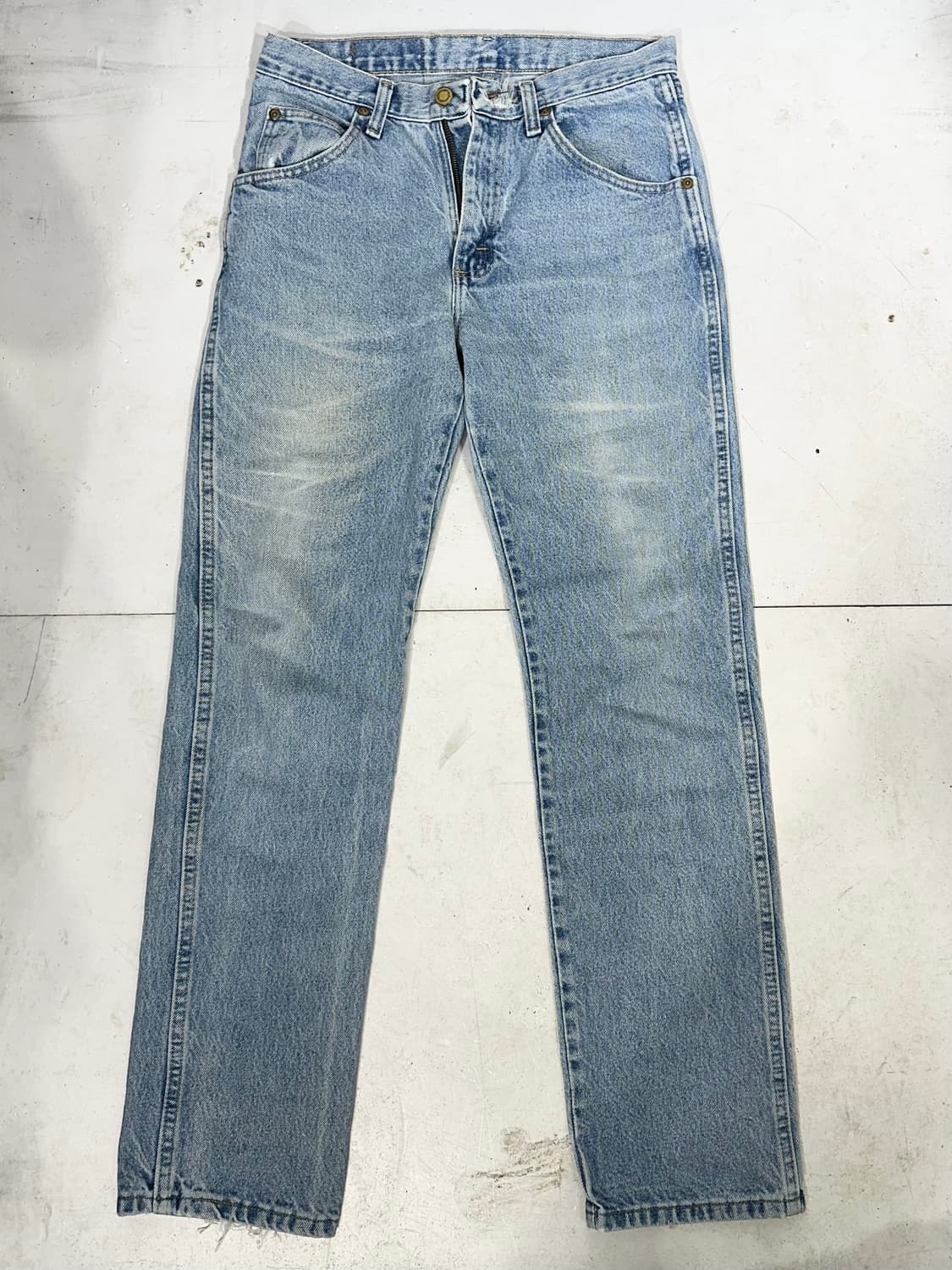 90s 랭글러 오리지널 와이드 연청 데님 청바지  상품이미지4