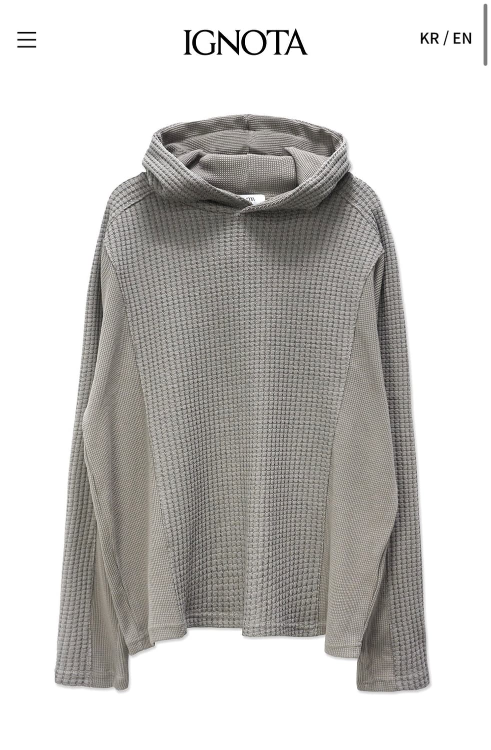 이그노타 코어:13 패널 후디 상품이미지1