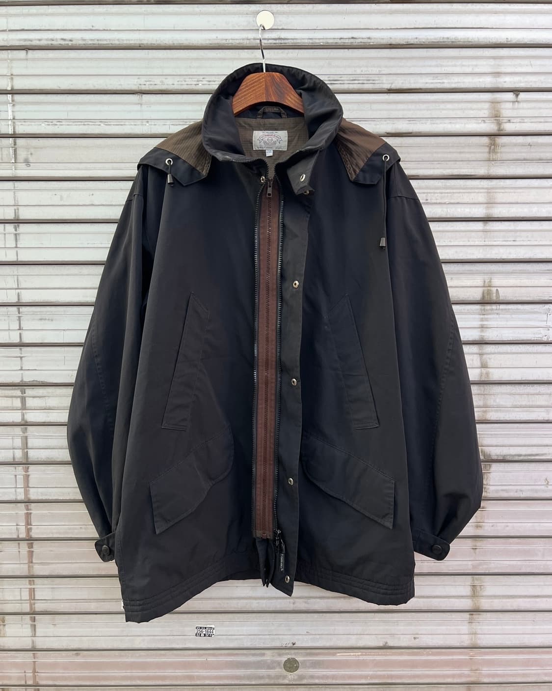 [XL] 90s 아르마니 진스 3 웨이 지퍼 파카 상품이미지4