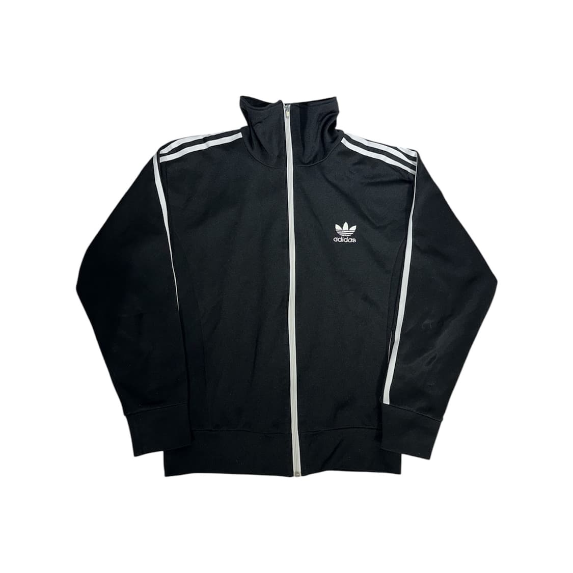 아디다스 블랙 화이트 삼선 트랙탑 져지 M 상품이미지5