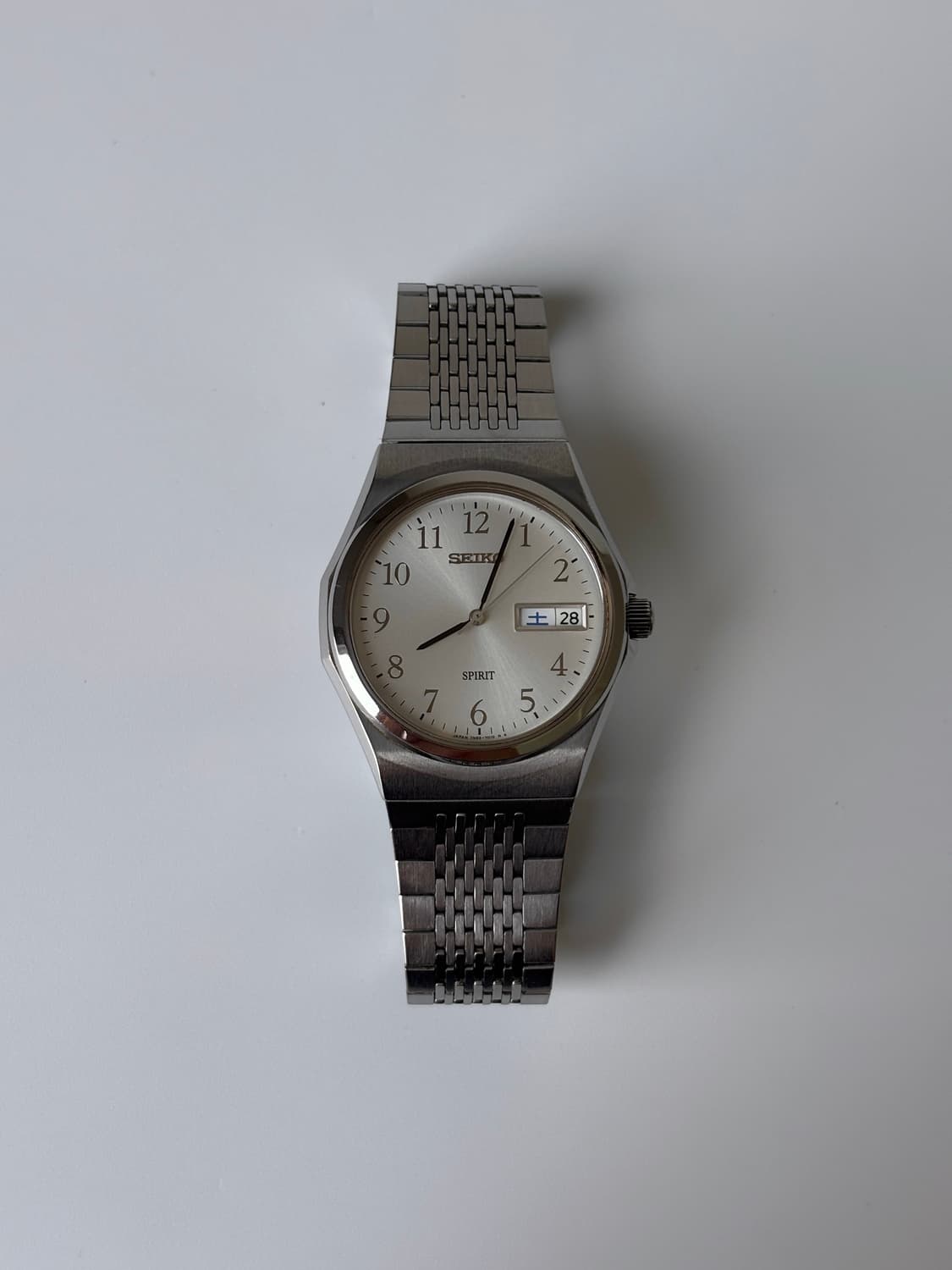 1990s Spirit Arabic Index Silver Quartz 상품이미지1